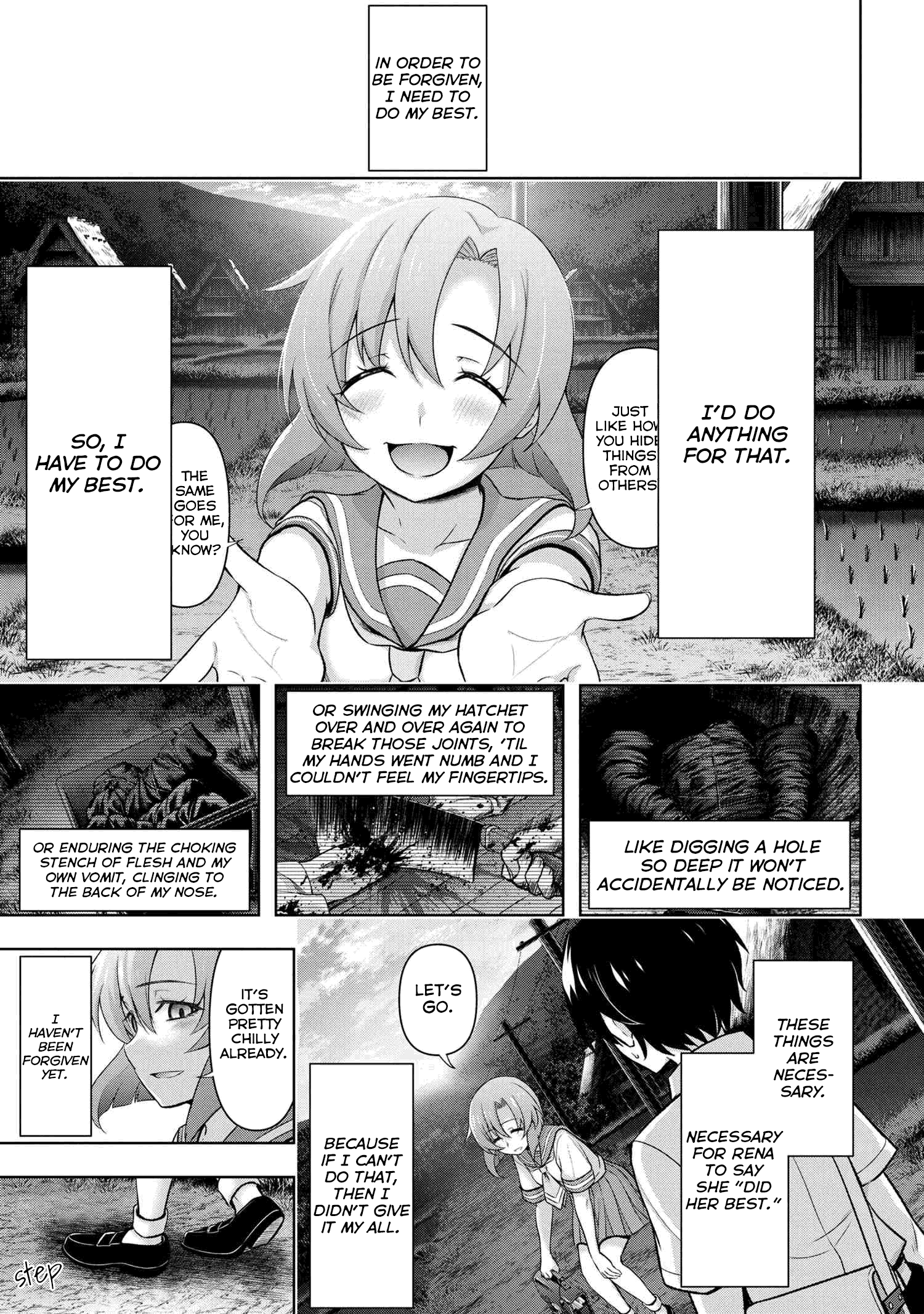 Higurashi no Naku Koro ni Meguri chapter 7.2 - page 8