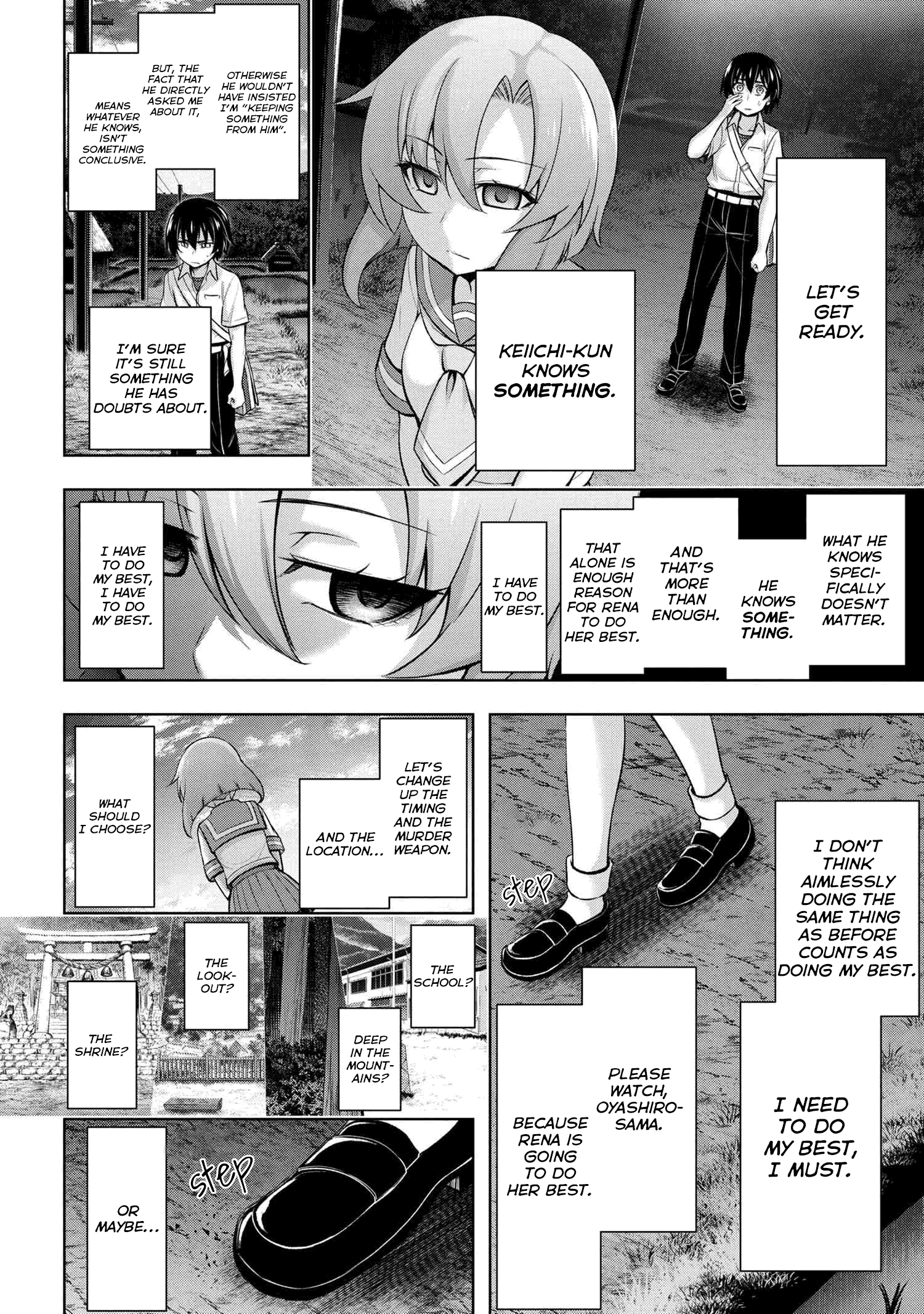 Higurashi no Naku Koro ni Meguri chapter 7.2 - page 9