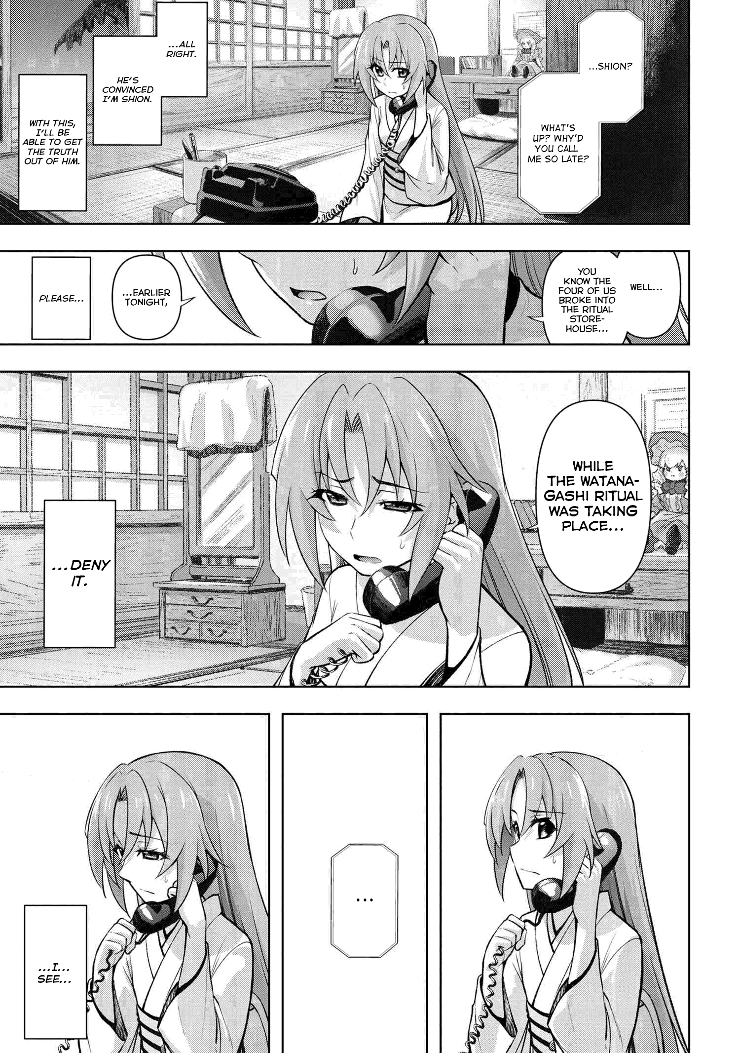 Higurashi no Naku Koro ni Meguri chapter 10.2 - page 13