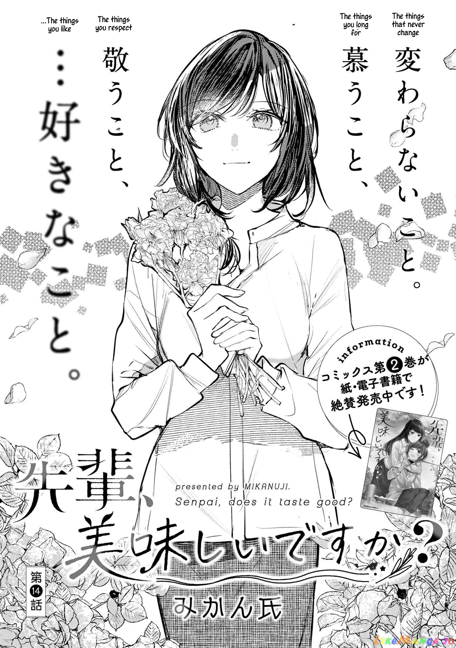 Senpai, Oishii Desu Ka chapter 14 - page 1