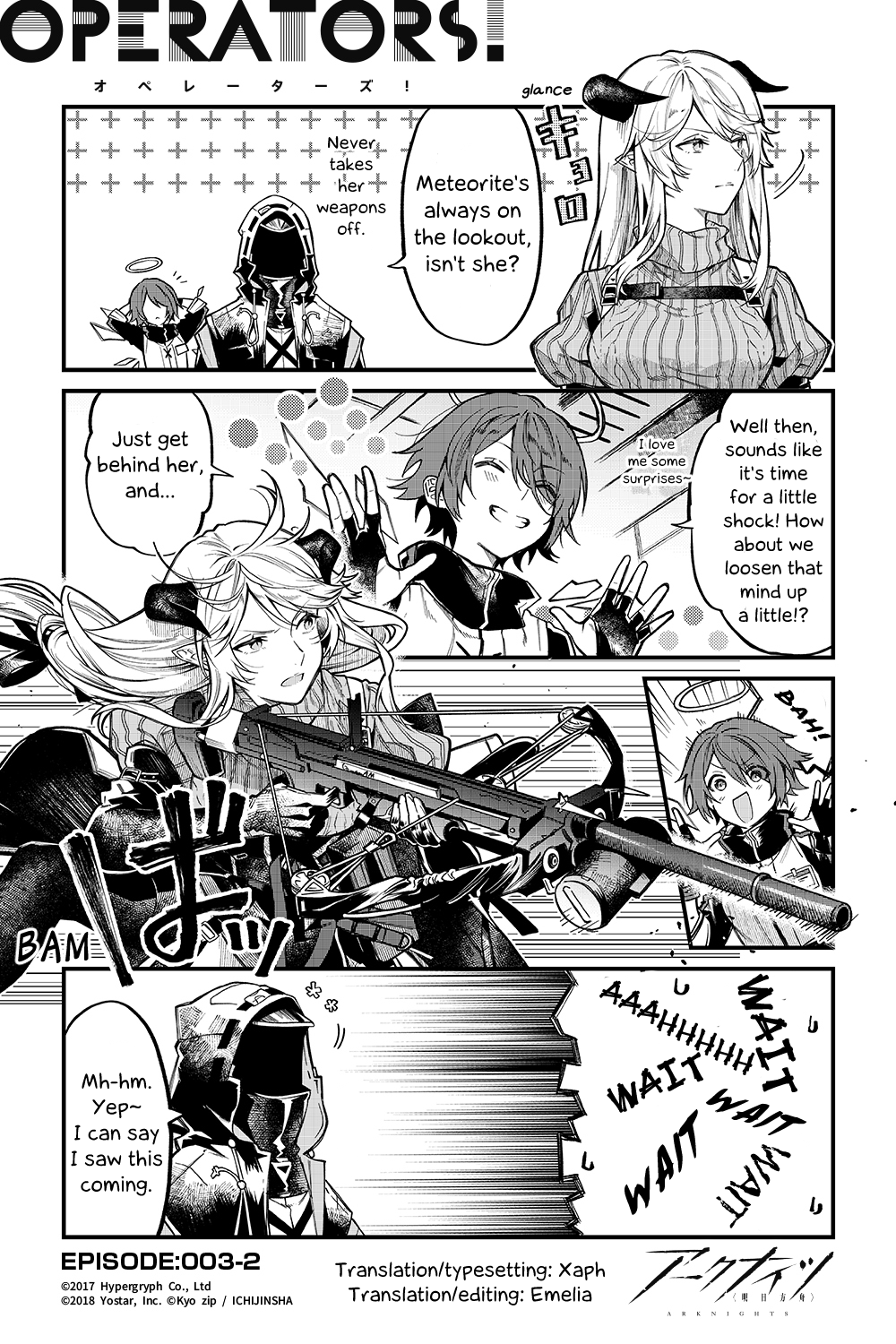 Arknights: OPERATORS! chapter 3.2 - page 1