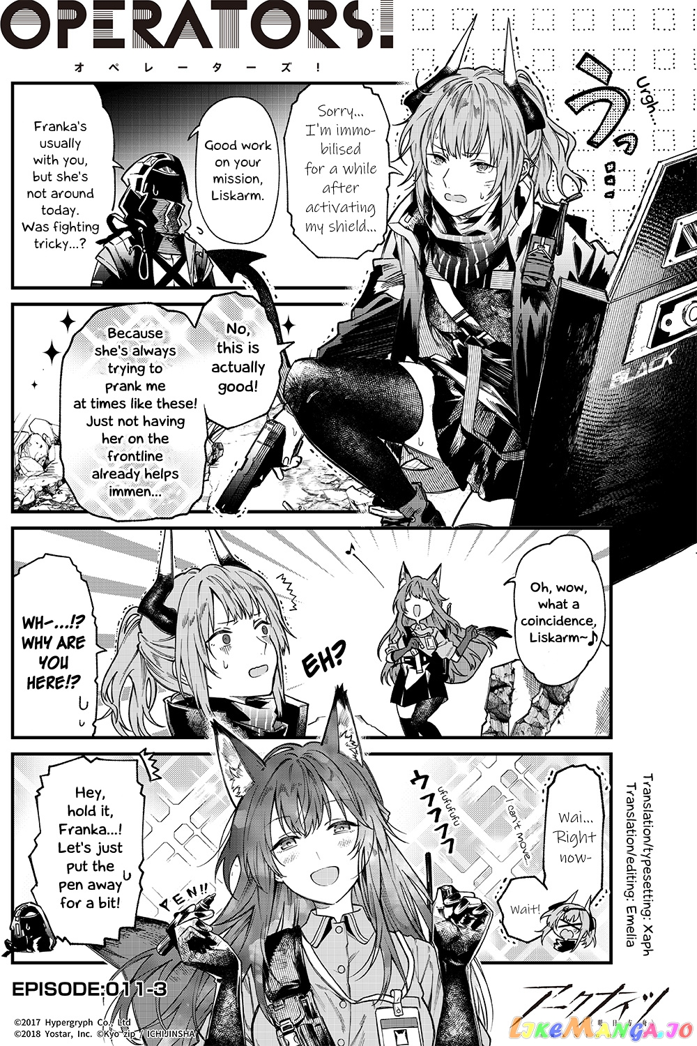 Arknights: OPERATORS! chapter 11.3 - page 1