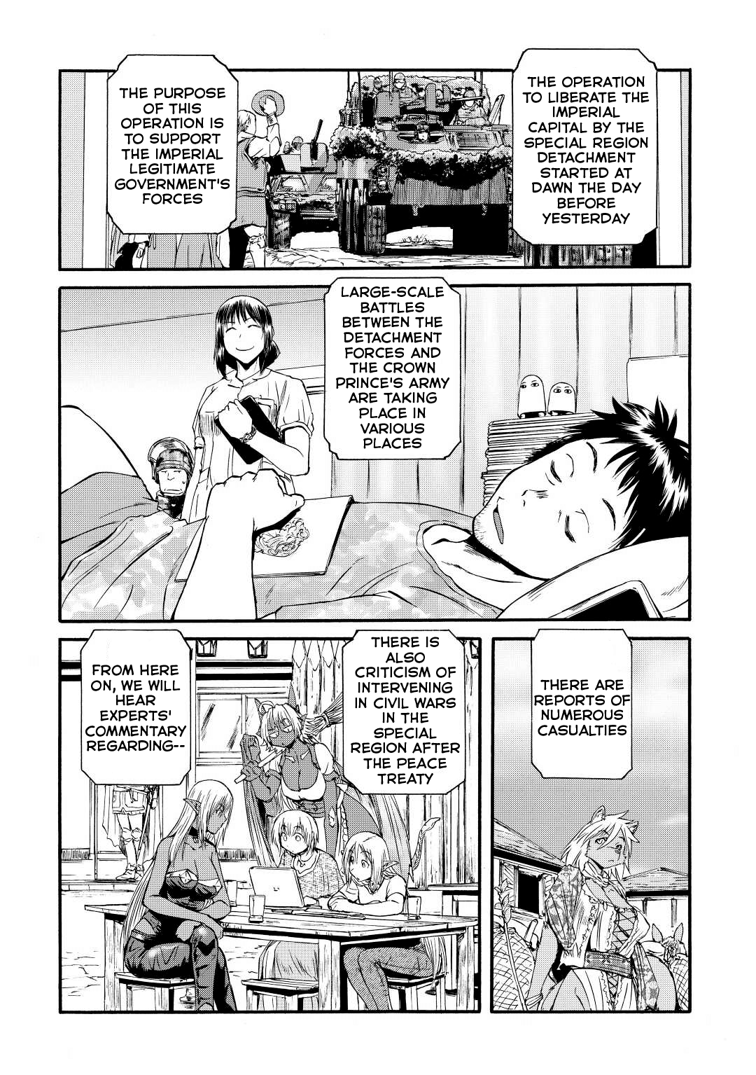 Gate - Jietai Kare no Chi nite, Kaku Tatakeri chapter 116 - page 11