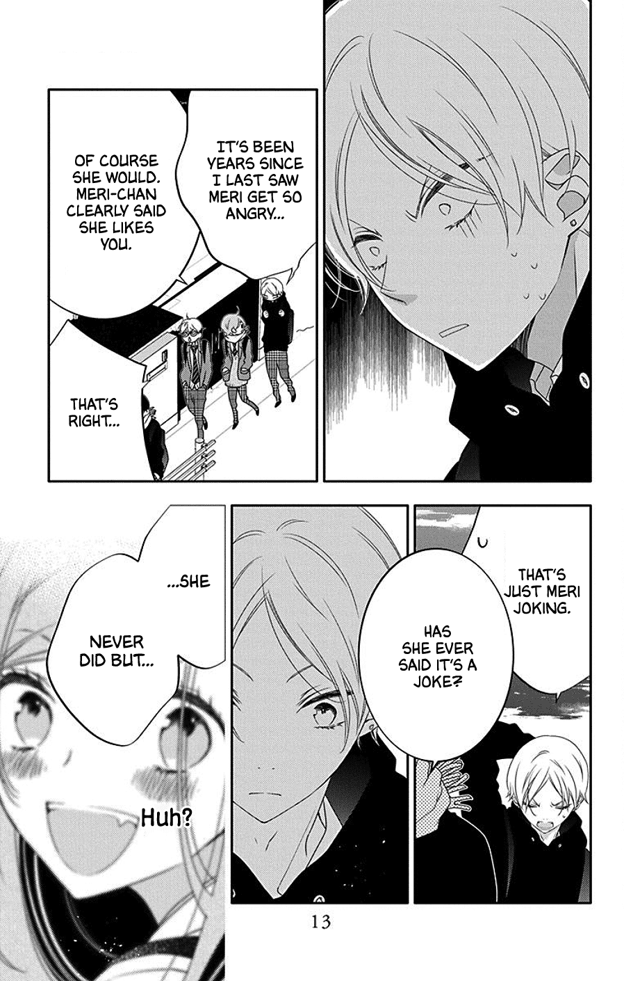 Koi Ni Mudaguchi chapter 6 - page 14