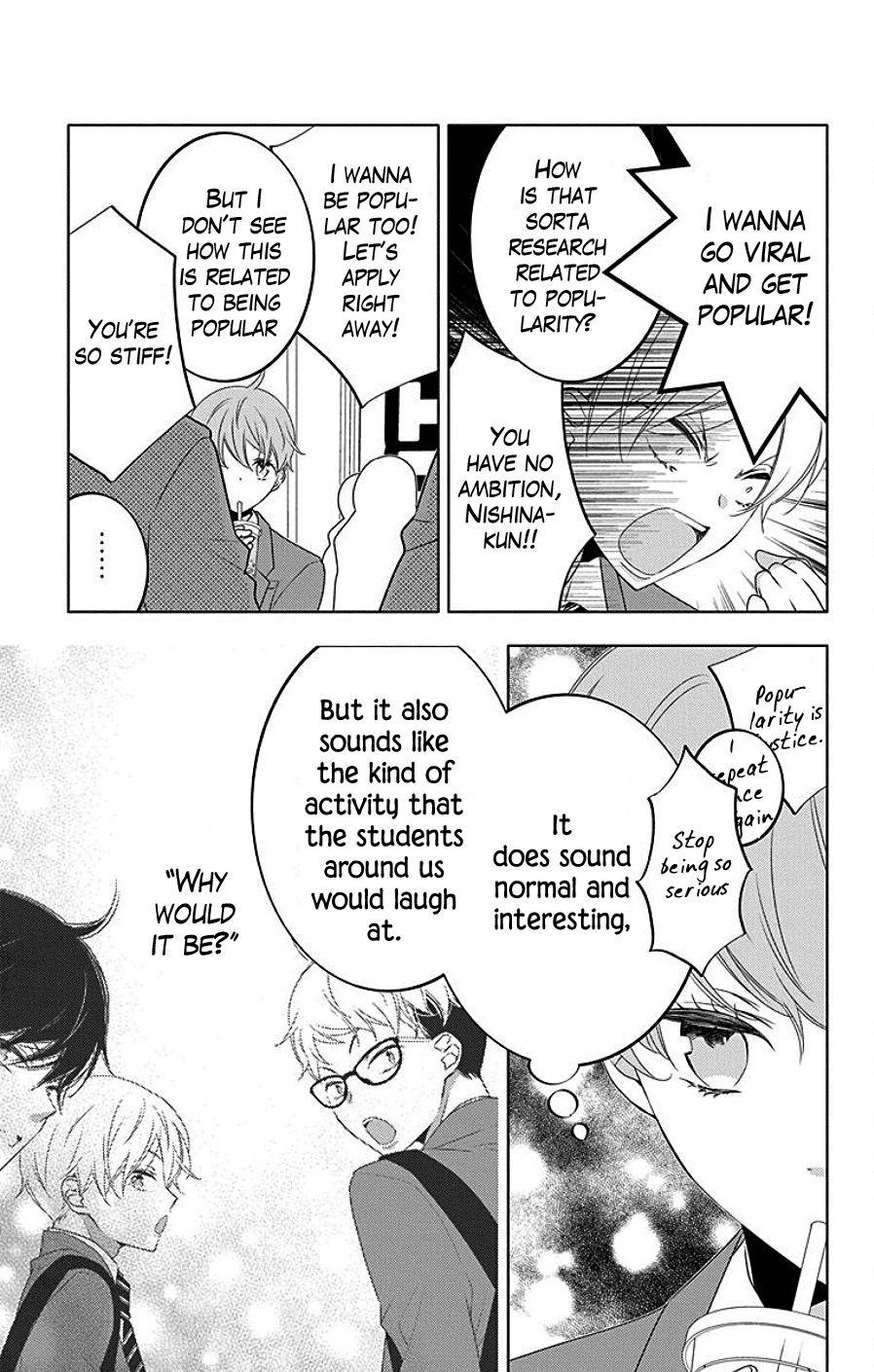 Koi Ni Mudaguchi chapter 7 - page 19