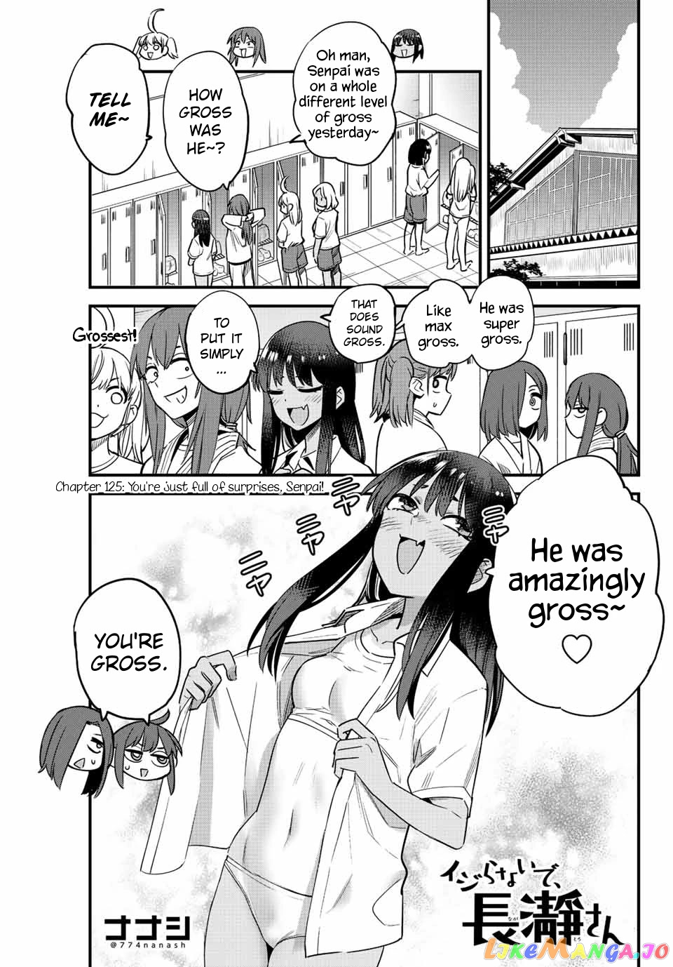 Please Don’t Bully Me, Nagatoro chapter 125 - page 1