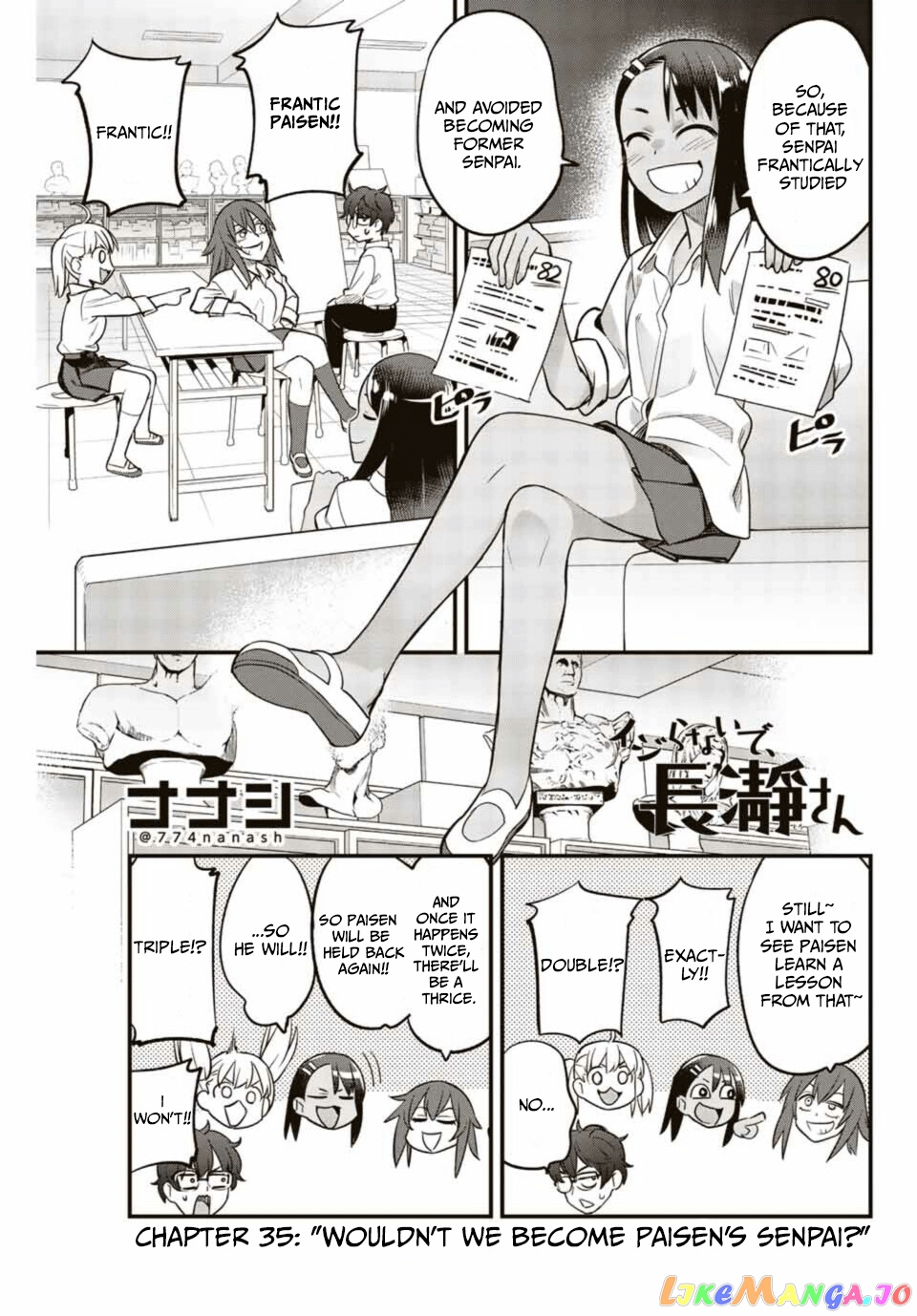 Please Don’t Bully Me, Nagatoro chapter 35 - page 1