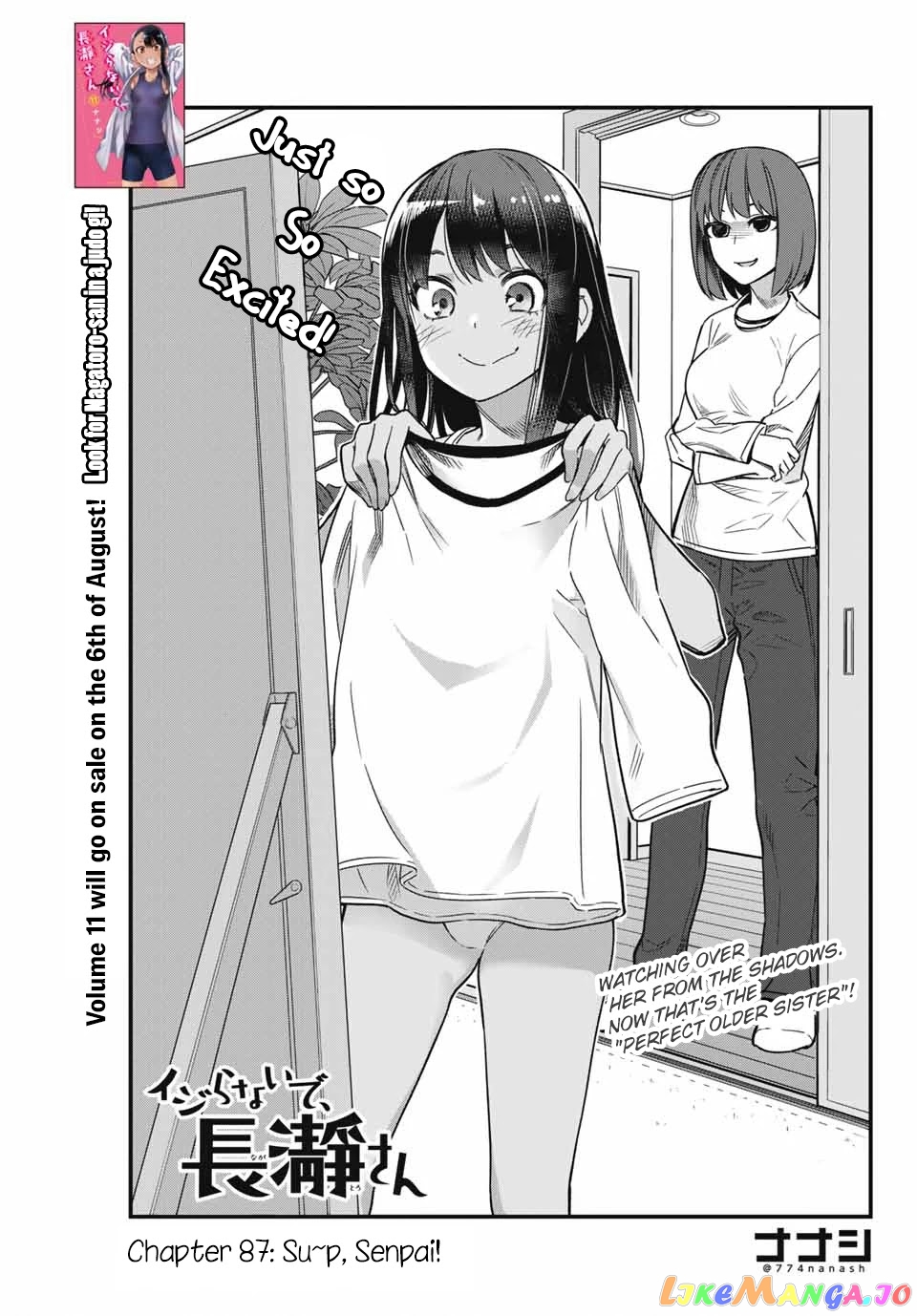 Please Don’t Bully Me, Nagatoro chapter 87 - page 1