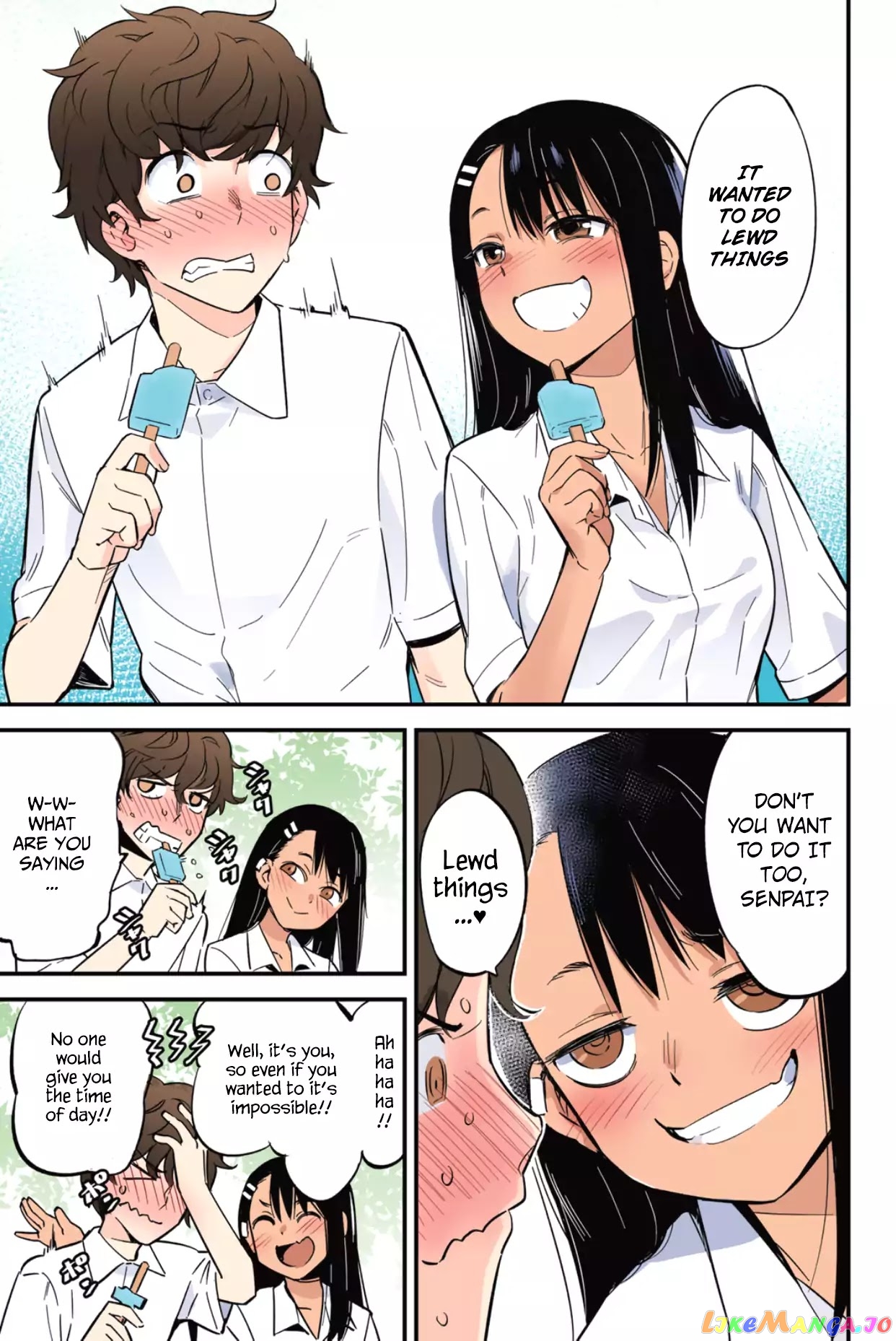 Please Don’t Bully Me, Nagatoro chapter 14.3 - page 2