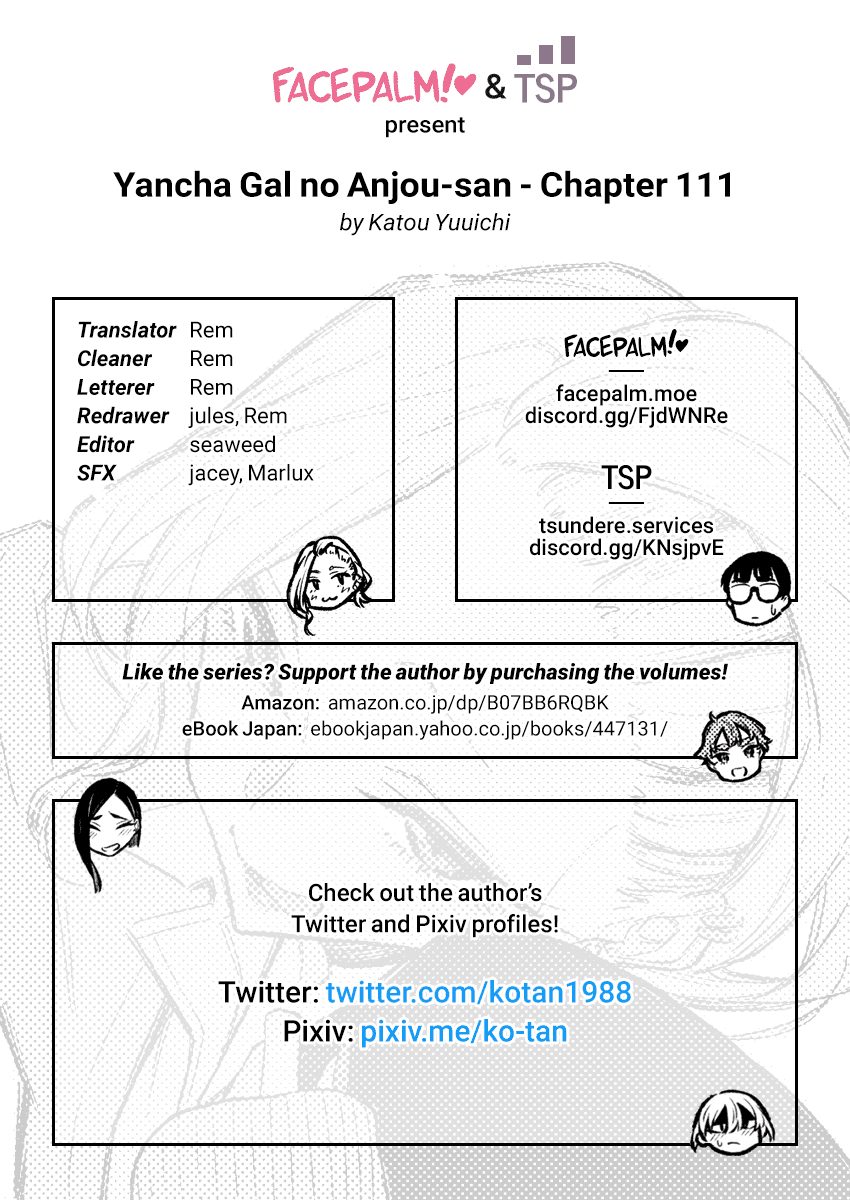 Yancha Gal No Anjou-San chapter 111 - page 14