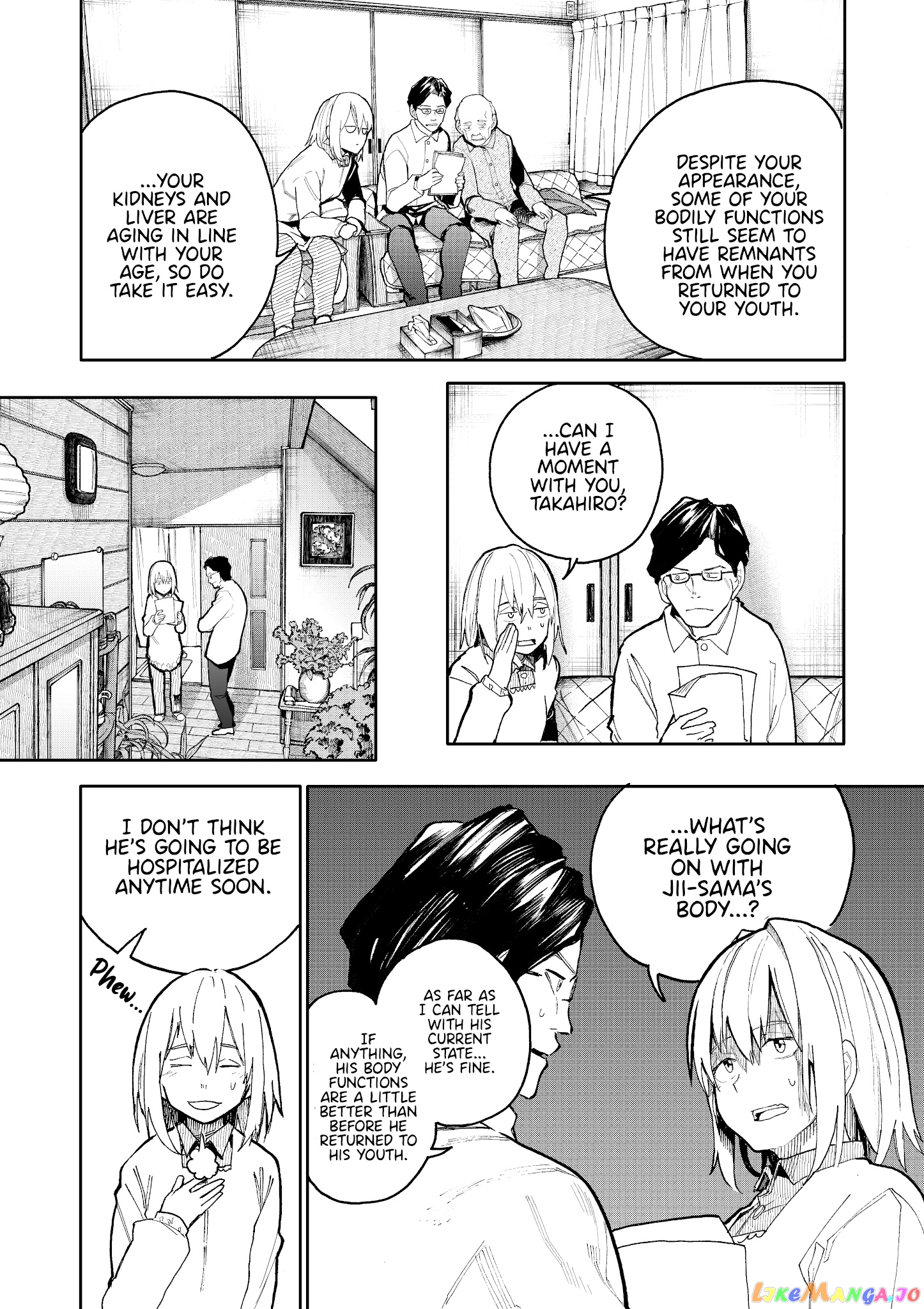 A Story About A Grandpa and Grandma who Returned Back to their Youth. chapter 49 - page 1