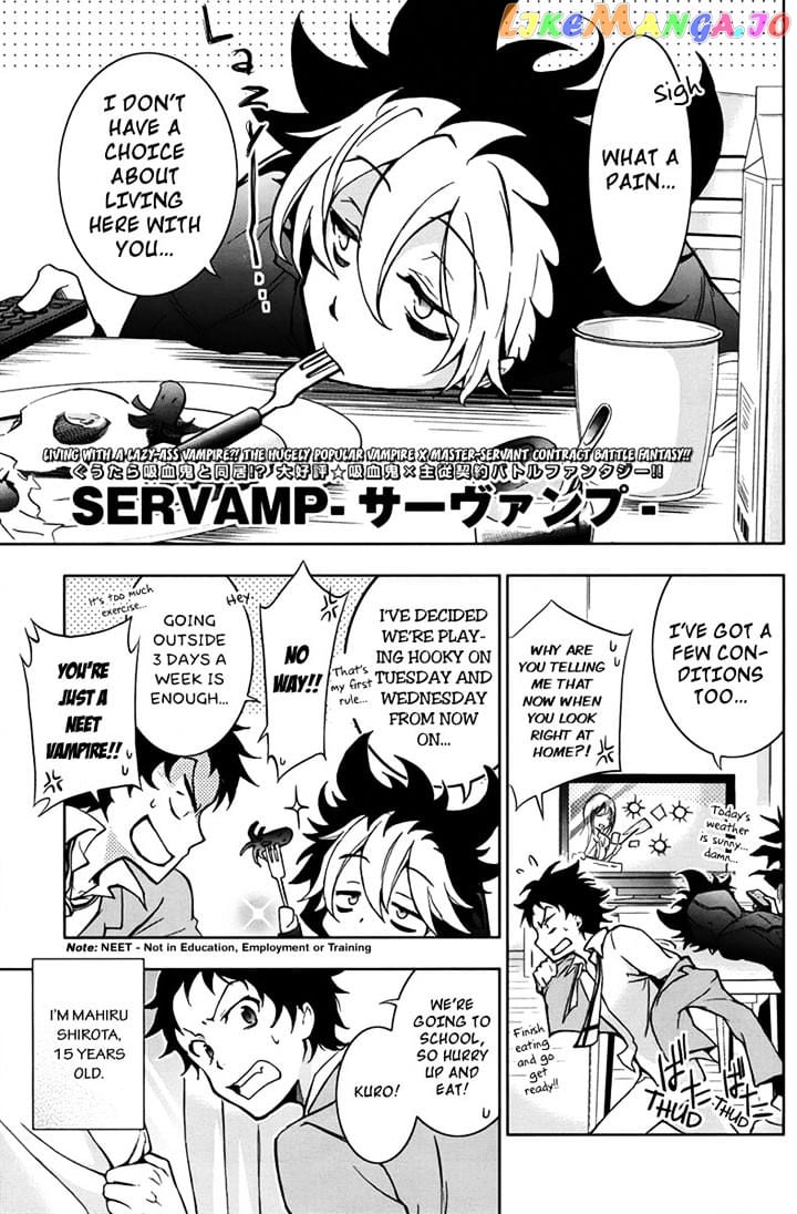 Servamp - Manga chapter 4 - page 2