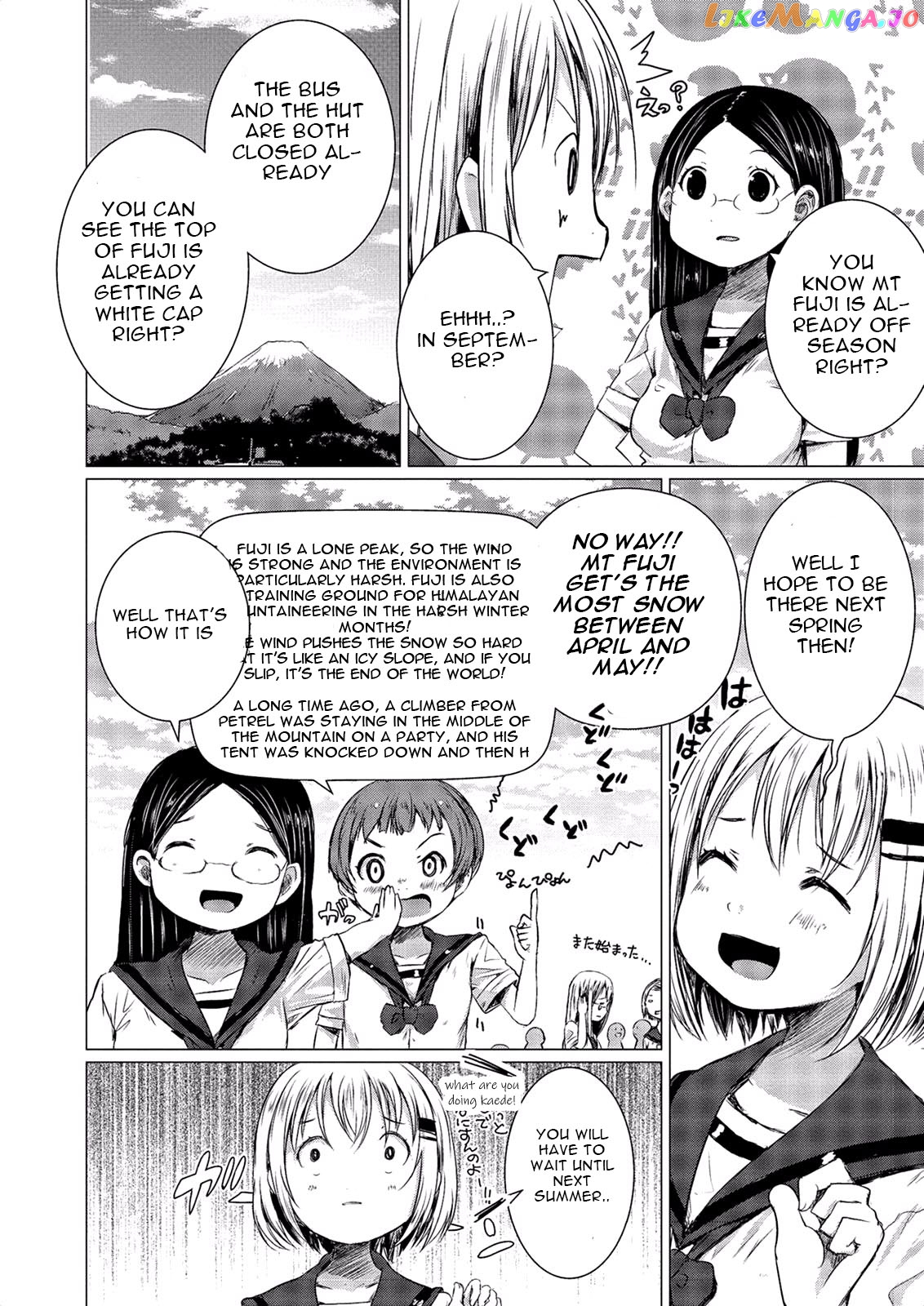 Yama No Susume chapter 49 - page 10