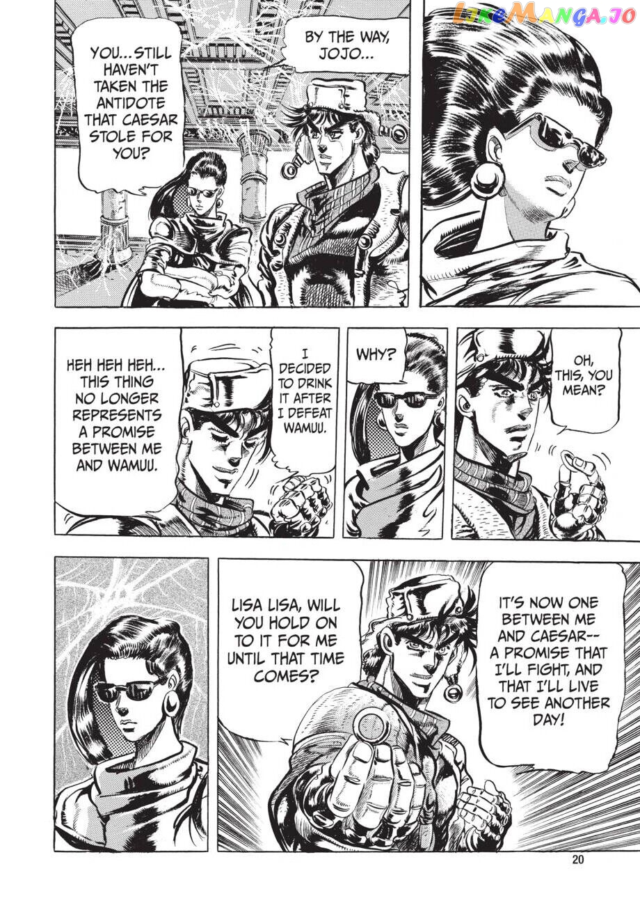 Jojo's Bizarre Adventure Part 2: Battle Tendency chapter 50 - page 19