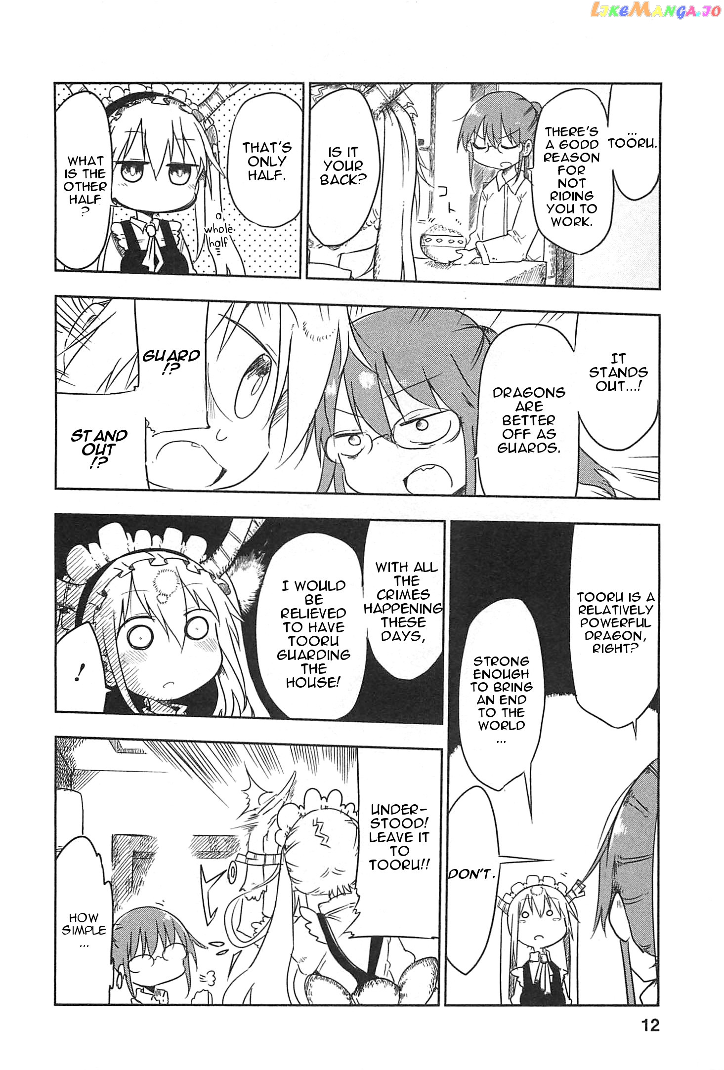 Kobayashi-San Chi No Maid Dragon chapter 1 - page 10