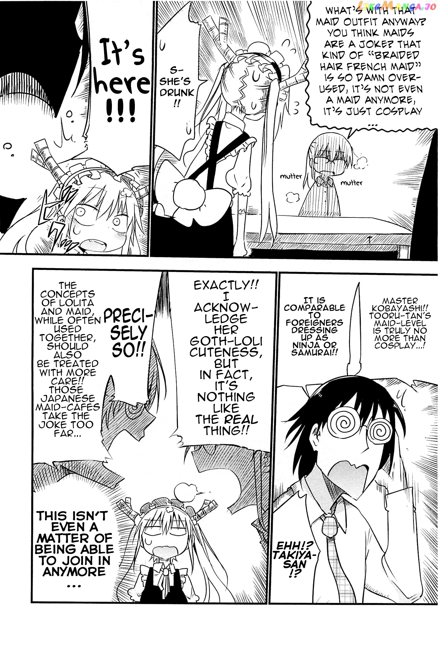 Kobayashi-San Chi No Maid Dragon chapter 4 - page 8