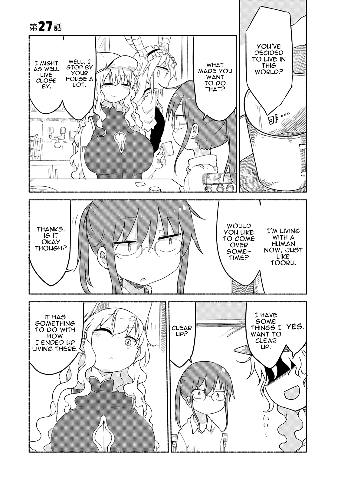 Kobayashi-San Chi No Maid Dragon chapter 27 - page 2