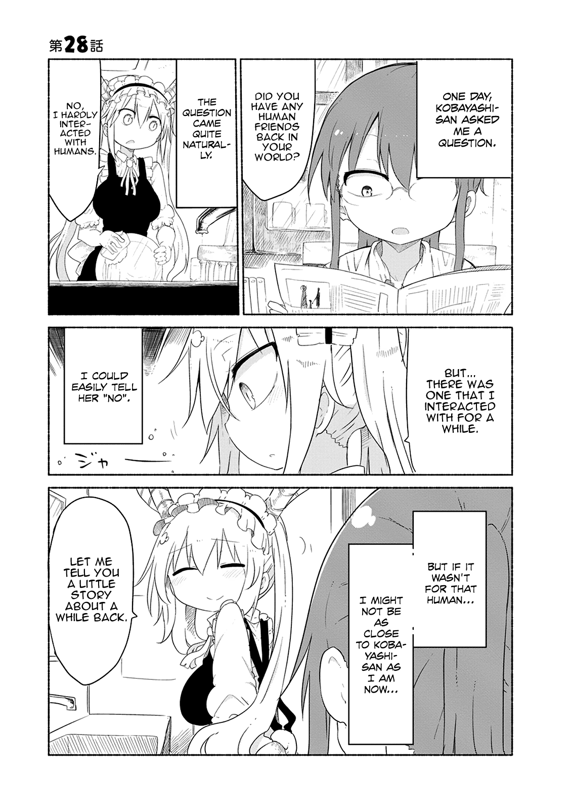 Kobayashi-San Chi No Maid Dragon chapter 28 - page 2