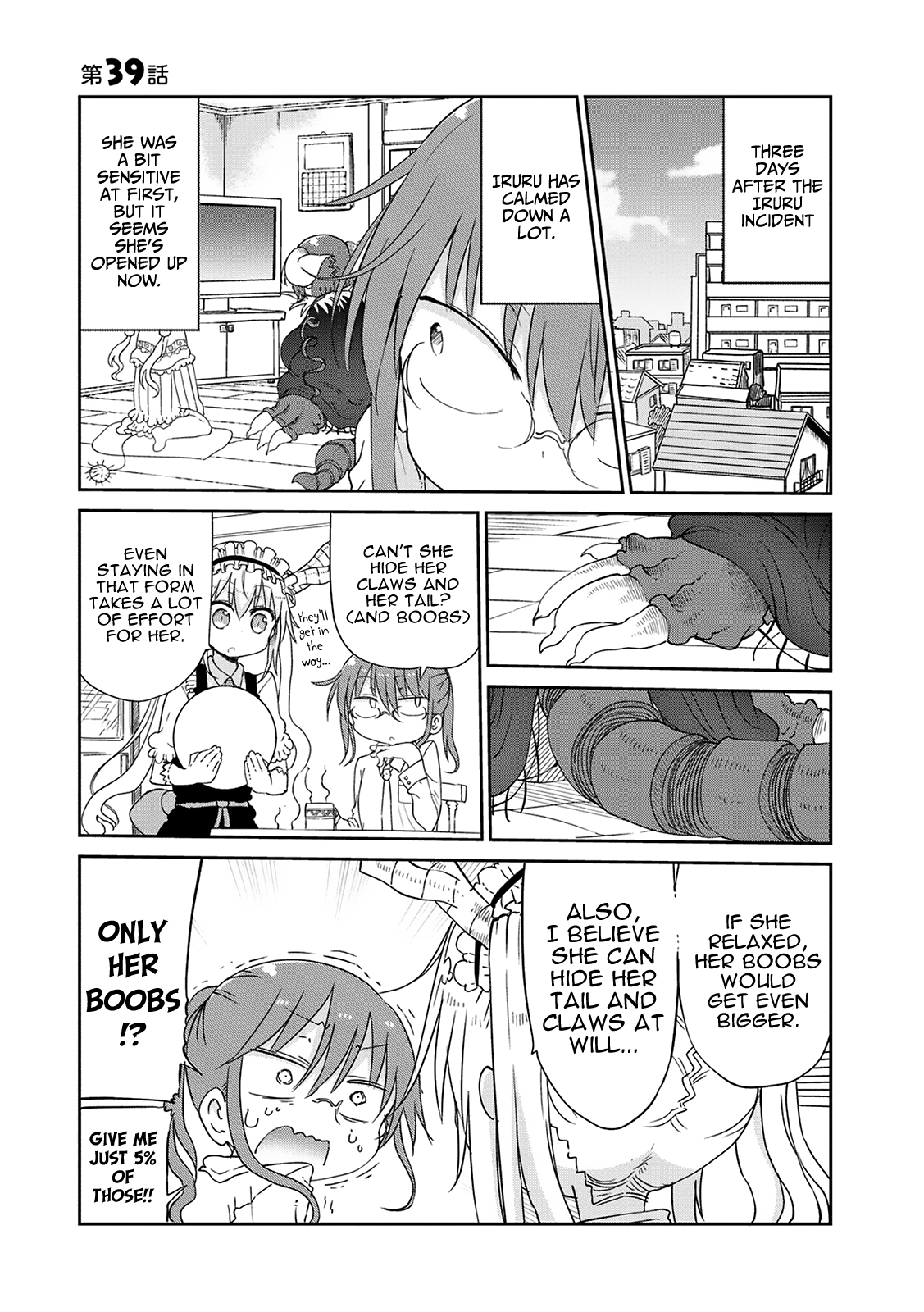 Kobayashi-San Chi No Maid Dragon chapter 39 - page 1