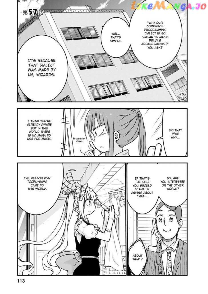 Kobayashi-San Chi No Maid Dragon chapter 57 - page 1