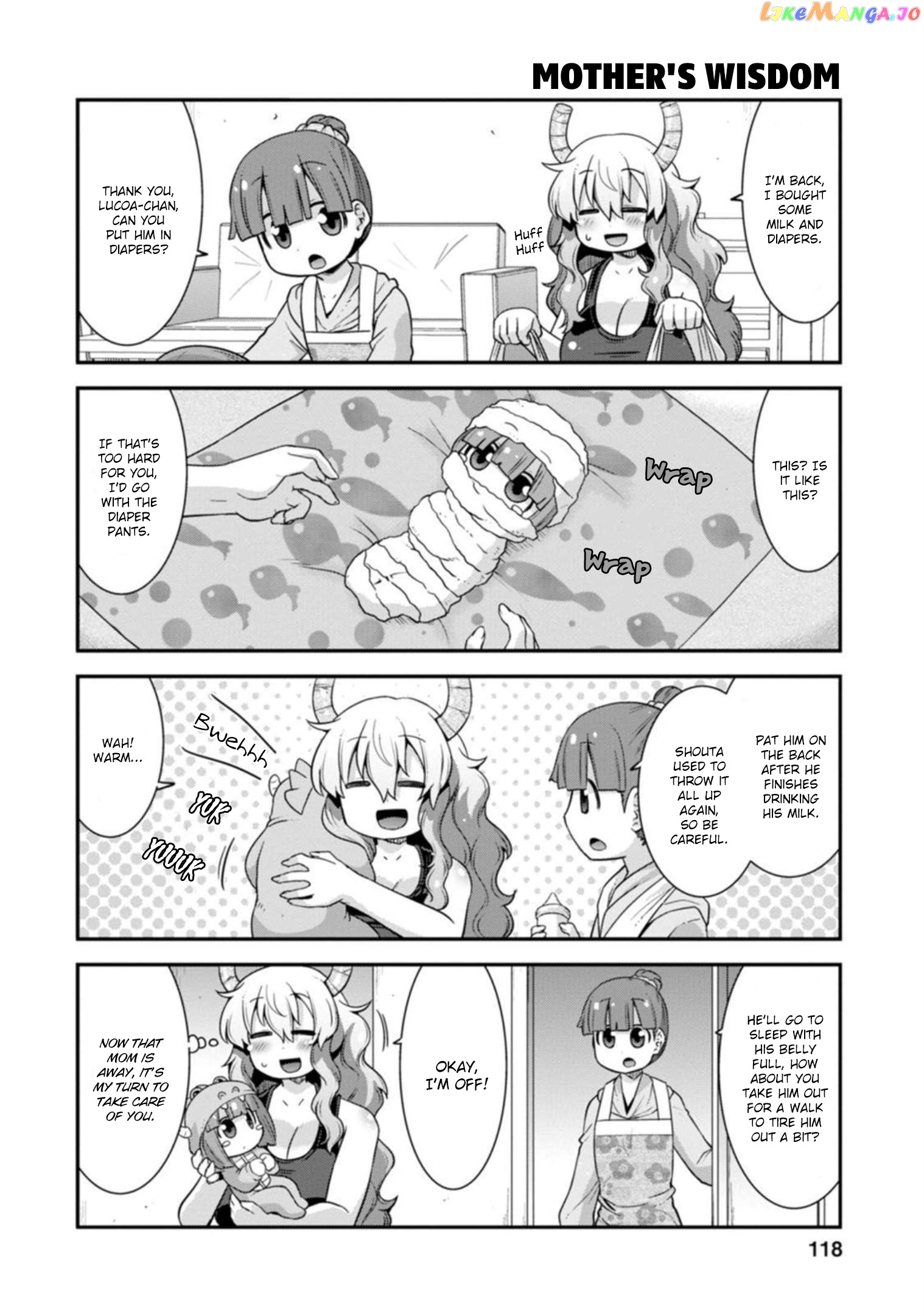 Miss Kobayashi's Dragon Maid: Lucoa is my xx chapter 34 - page 6