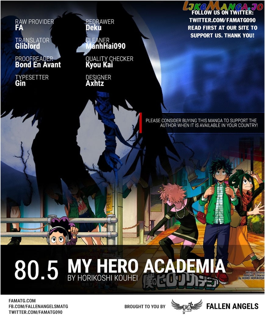 Boku No Hero Academia chapter 80.5 - page 1