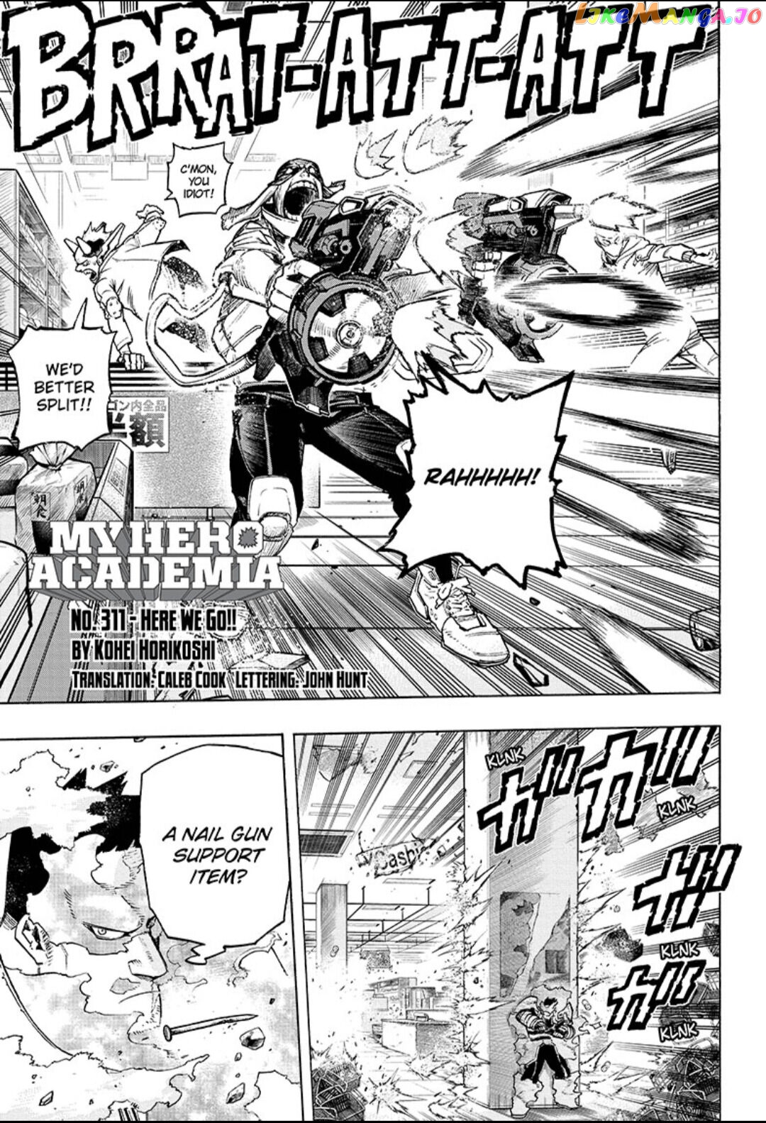 Boku No Hero Academia chapter 311 - page 1