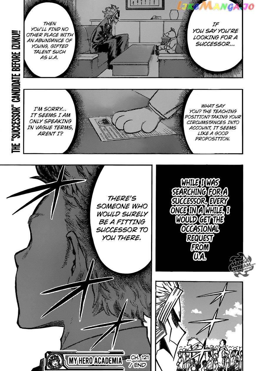 Boku No Hero Academia chapter 121 - page 18