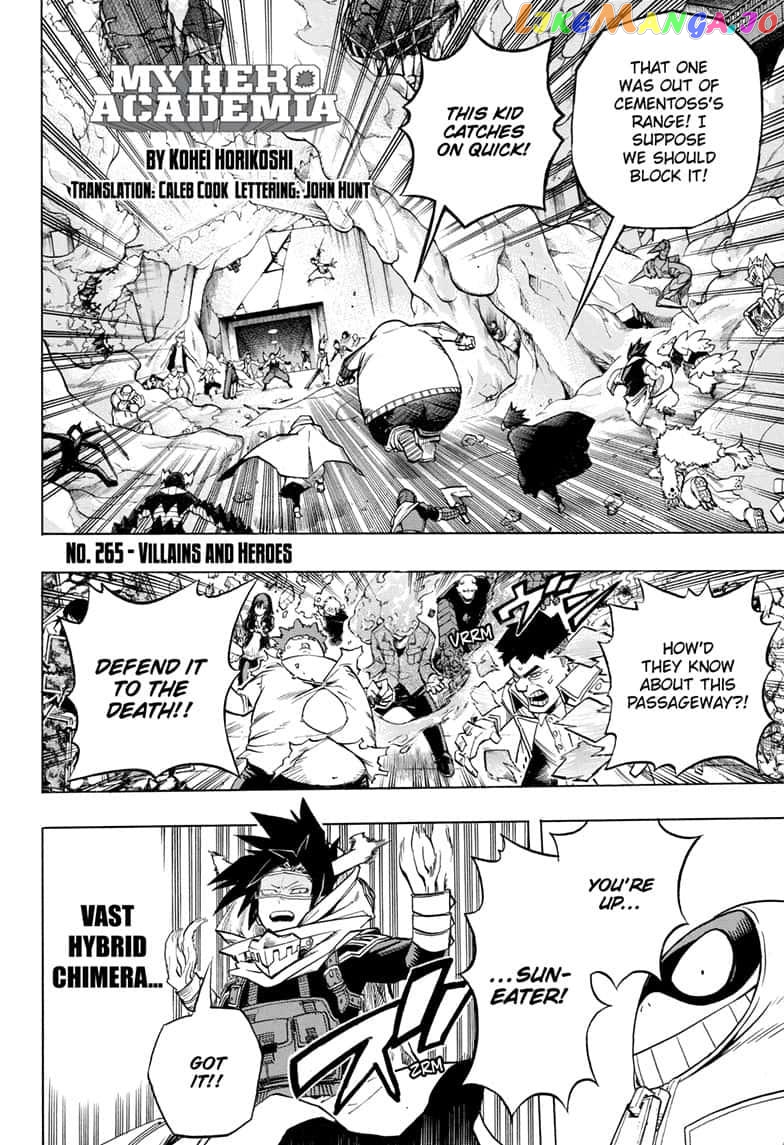 Boku No Hero Academia chapter 265 - page 2