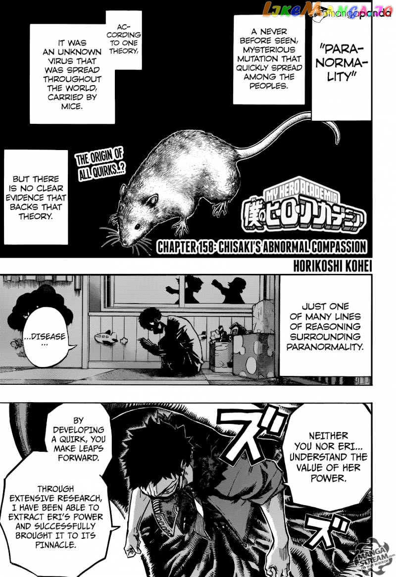 Boku No Hero Academia chapter 158 - page 1