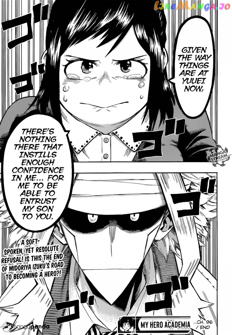 Boku No Hero Academia chapter 96 - page 19