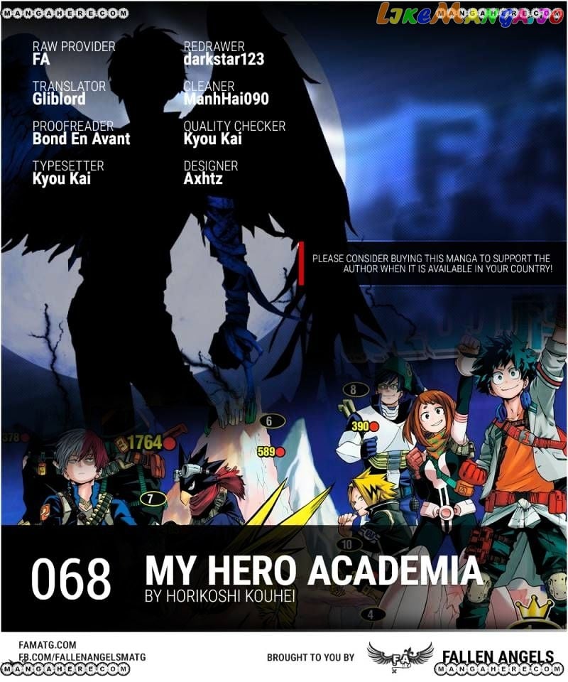 Boku No Hero Academia chapter 68 - page 1