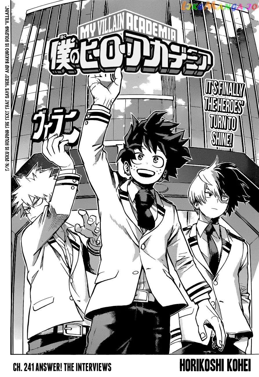 Boku No Hero Academia chapter 241 - page 3