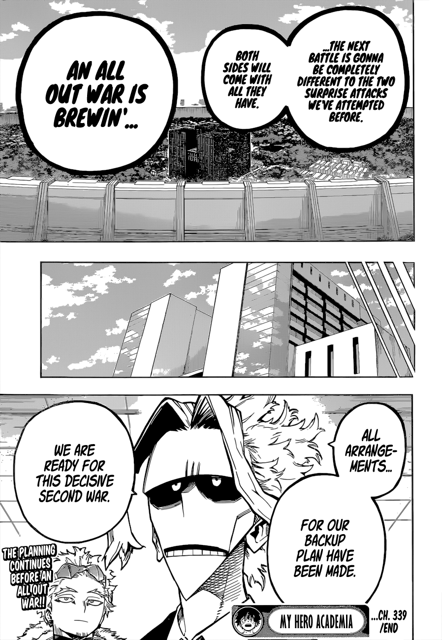 Boku No Hero Academia chapter 339 - page 17