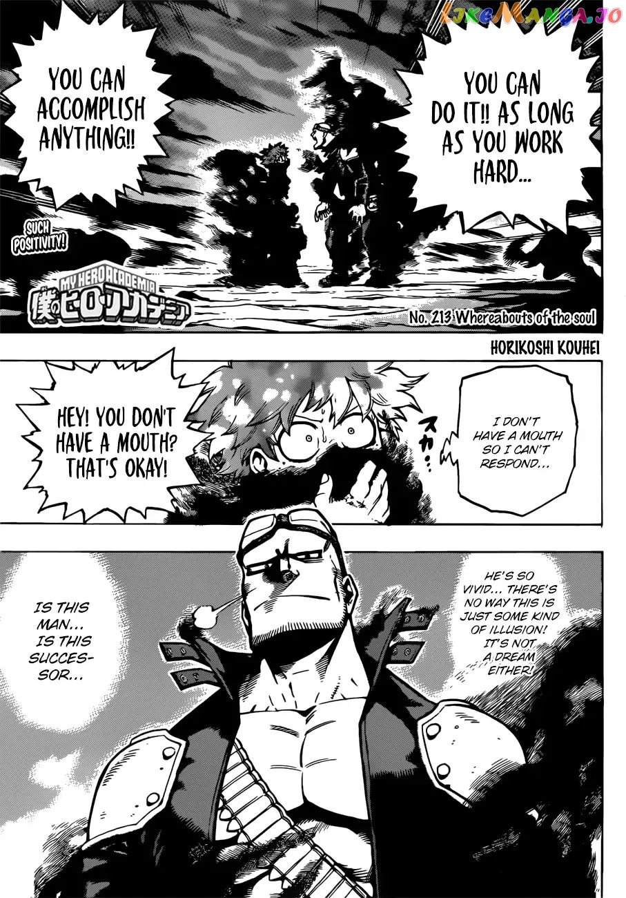 Boku No Hero Academia chapter 213 - page 1