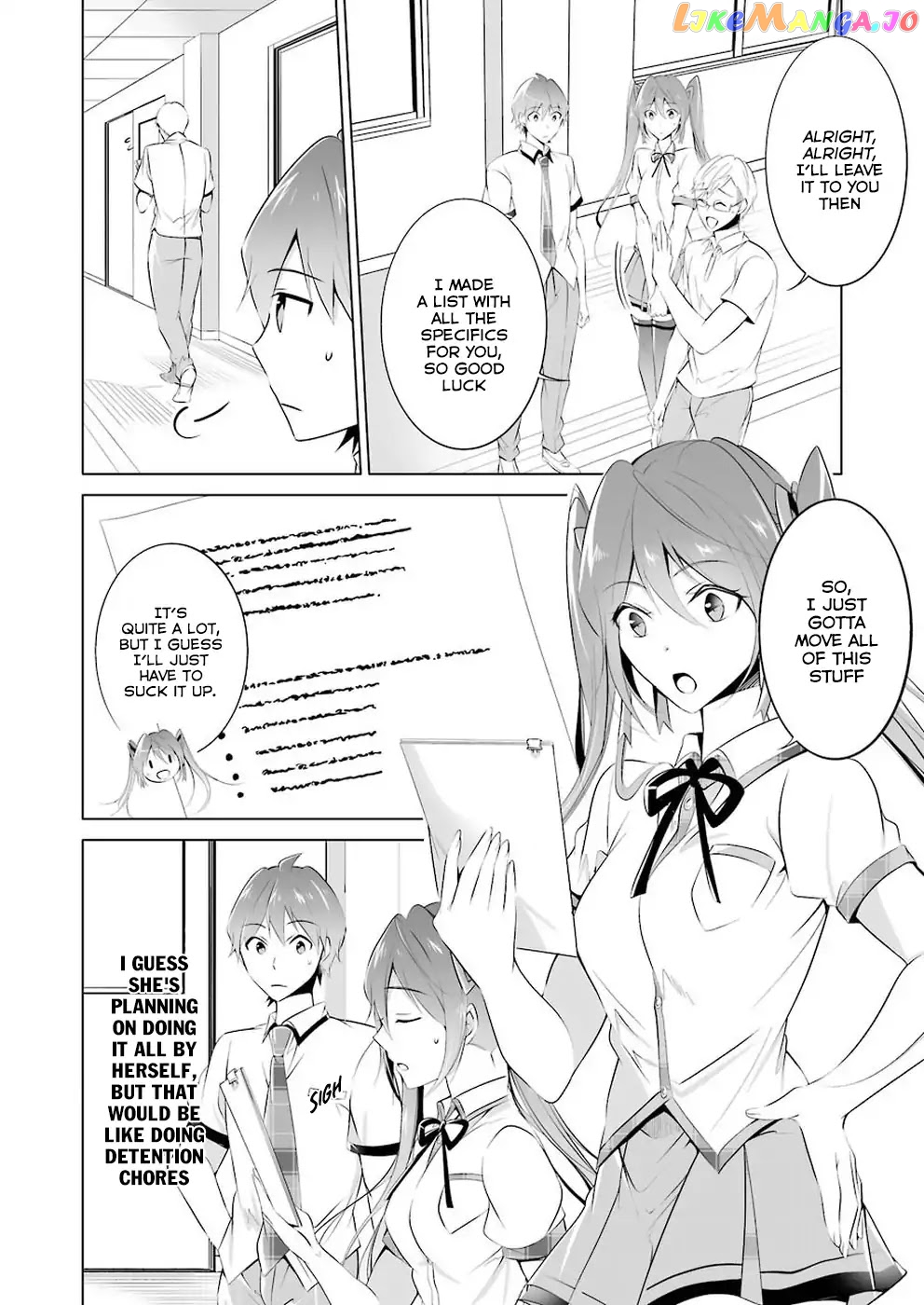 Real No Heroine Wa Irimasen! chapter 34 - page 7