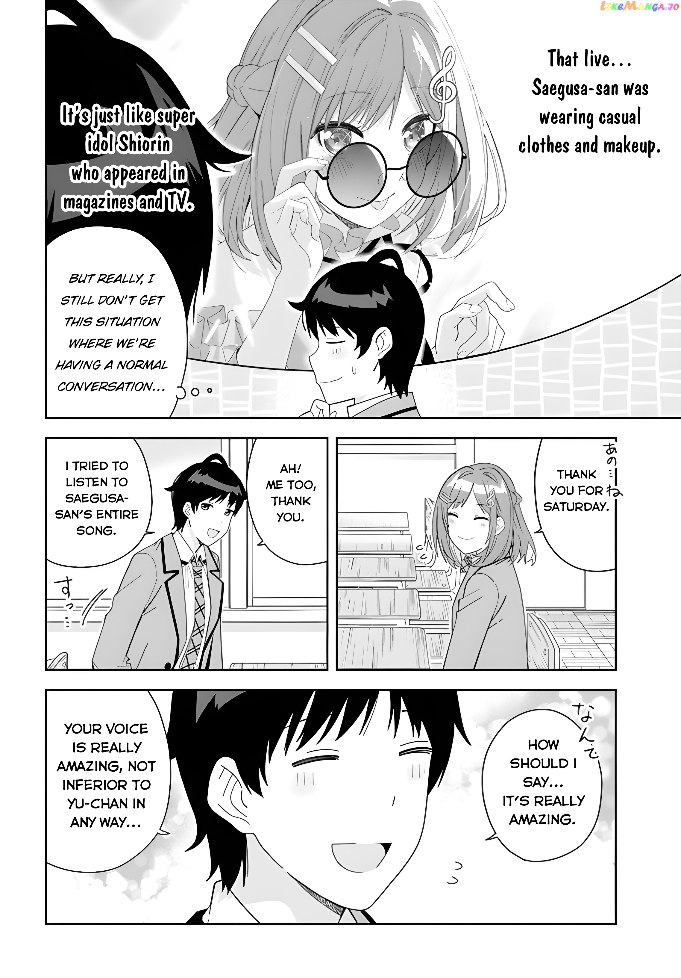 Classmate No Moto Idol Ga, Tonikaku Kyodou Fushin Nan Desu chapter 3 - page 4