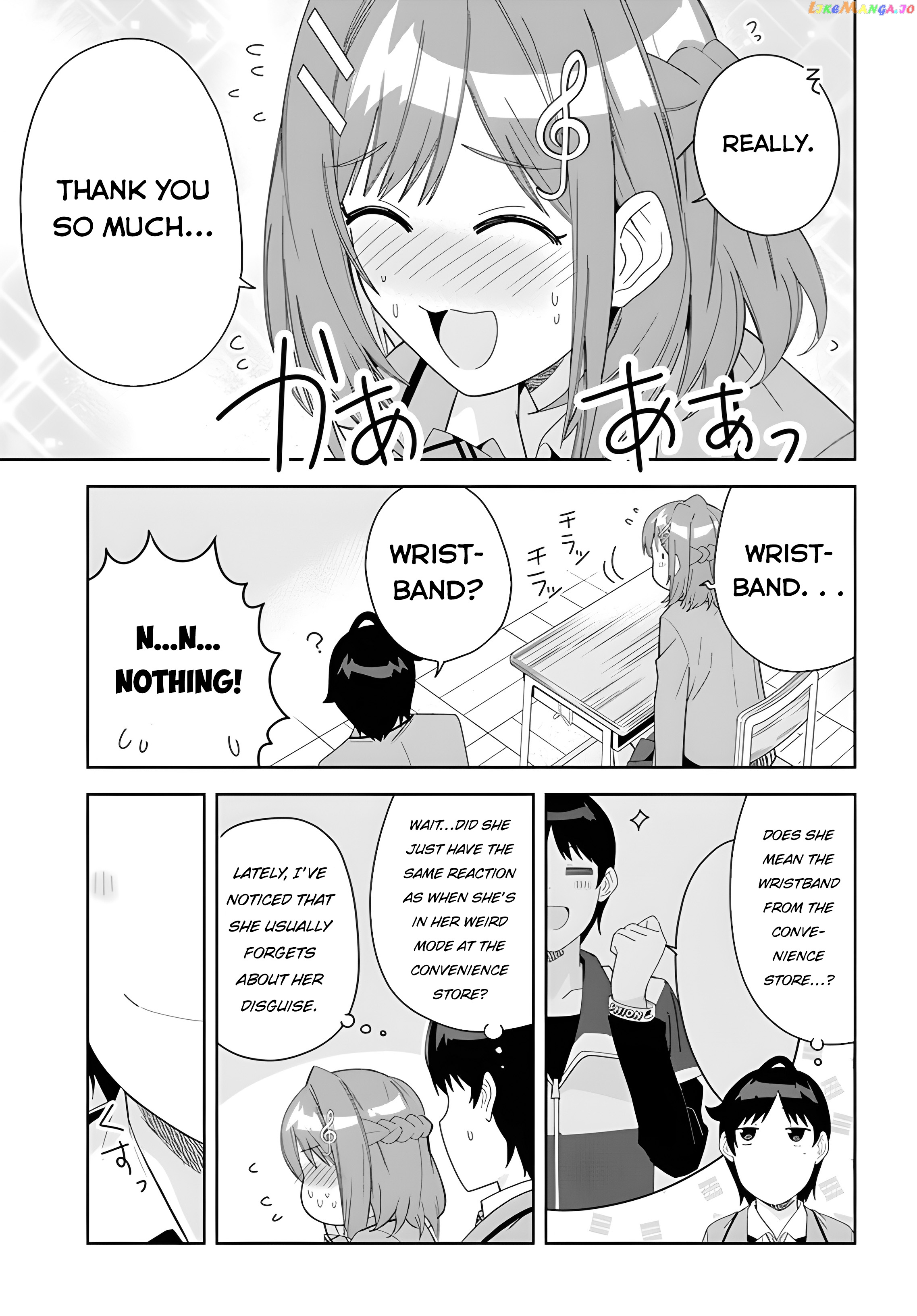 Classmate No Moto Idol Ga, Tonikaku Kyodou Fushin Nan Desu chapter 3 - page 5