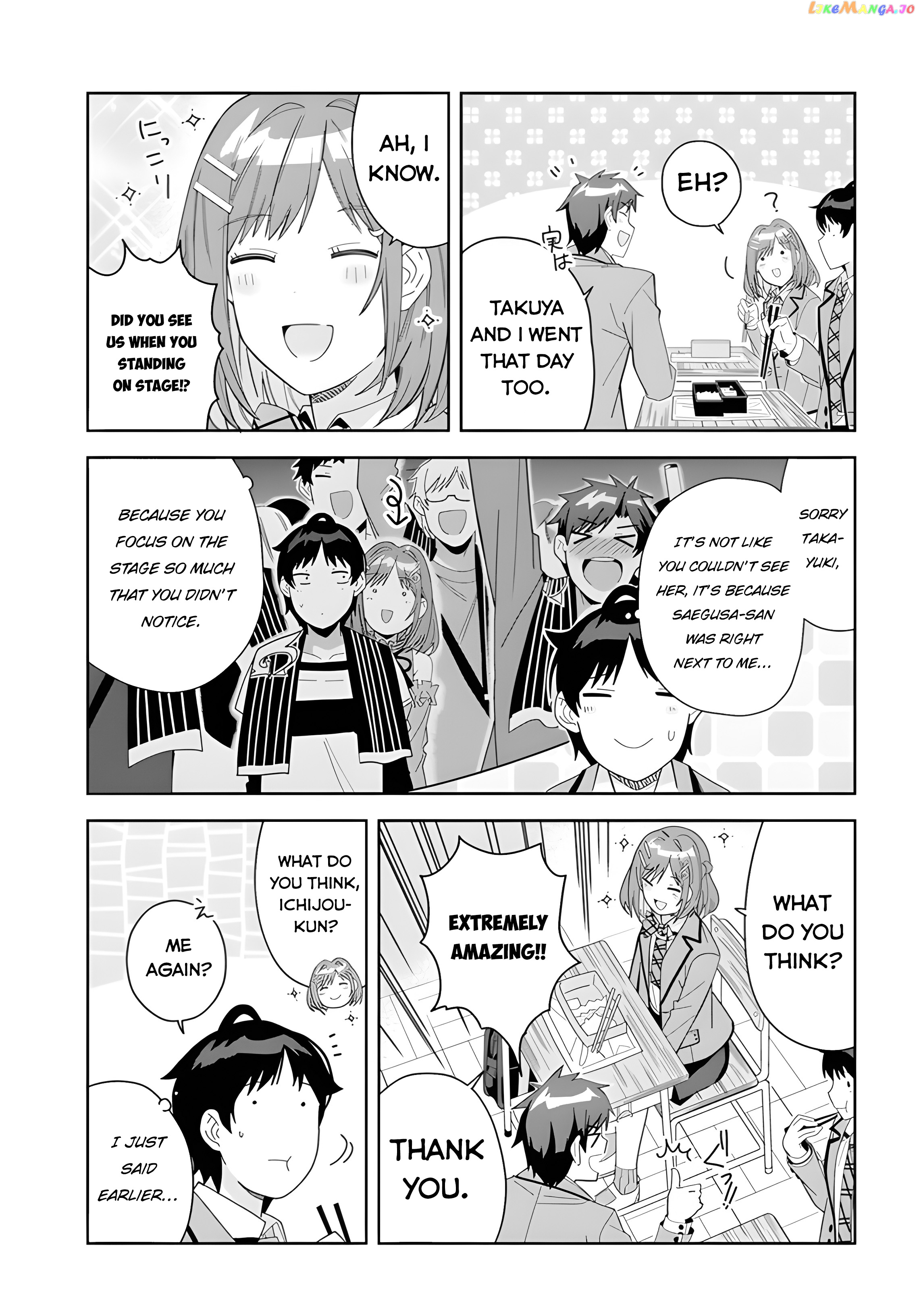 Classmate No Moto Idol Ga, Tonikaku Kyodou Fushin Nan Desu chapter 3 - page 7