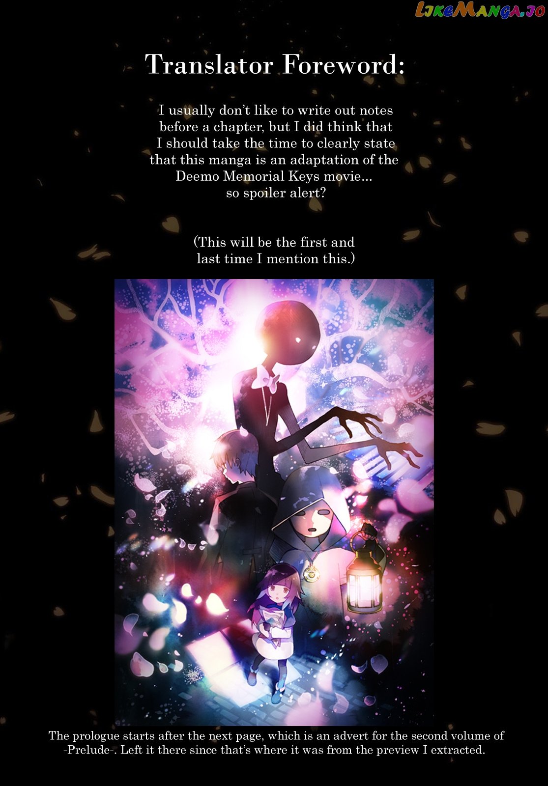 Deemo -Sakura Note- chapter 0 - page 2