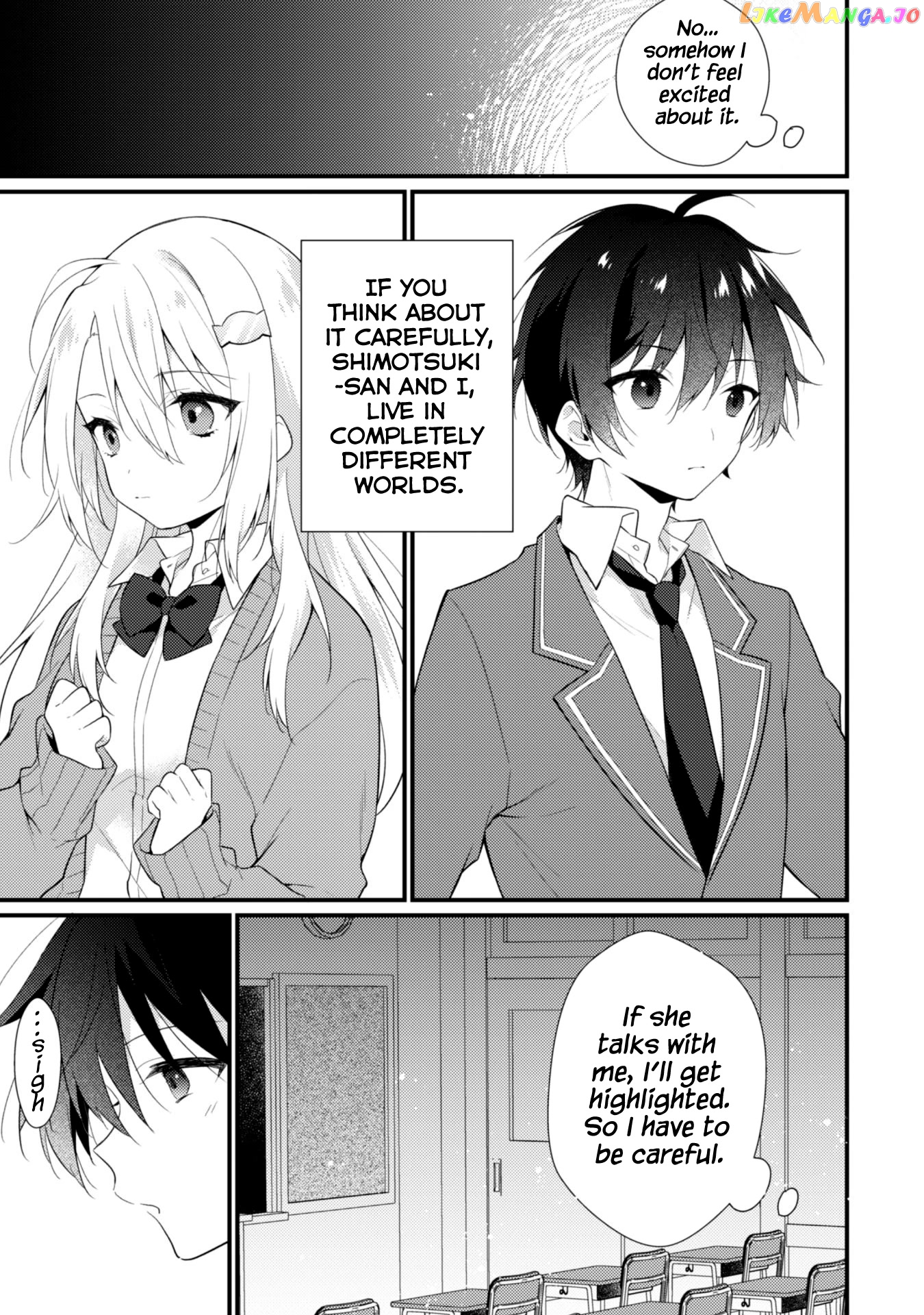 Shimotsuki-San Likes The Mob ~This Shy Girl Is Only Sweet Towards Me~ chapter 2 - page 8