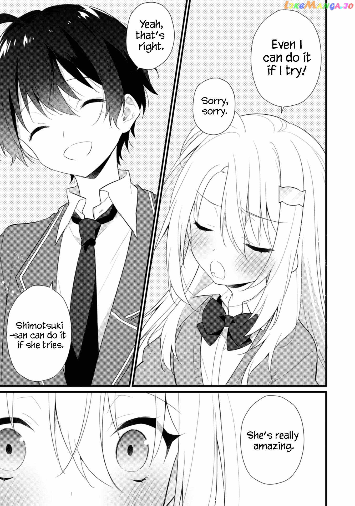 Shimotsuki-San Likes The Mob ~This Shy Girl Is Only Sweet Towards Me~ chapter 8 - page 7