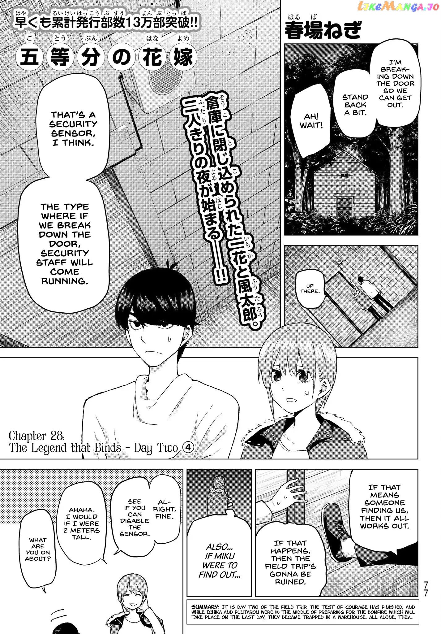 Go-Toubun No Hanayome chapter 28 - page 1