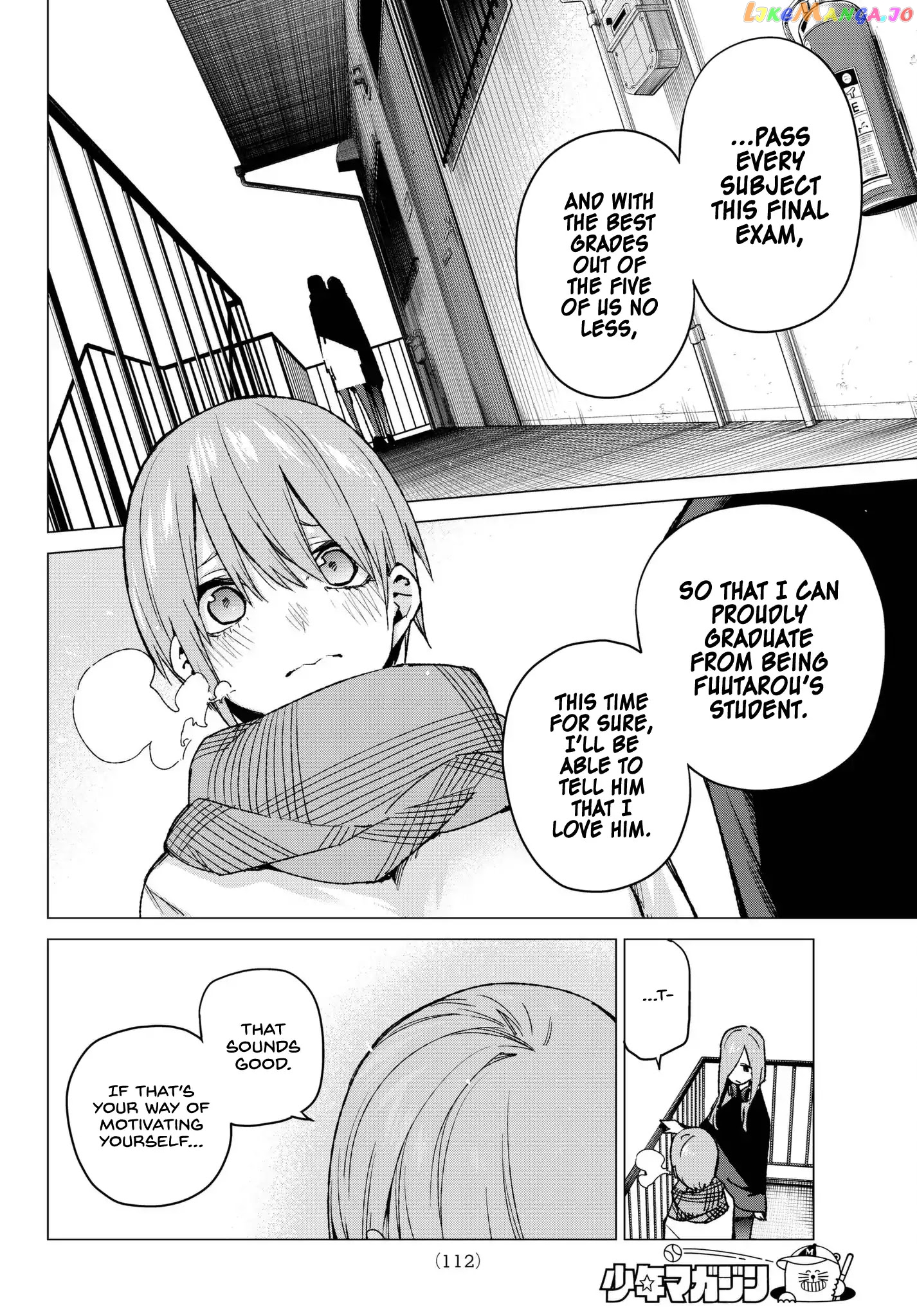 Go-Toubun No Hanayome chapter 58 - page 14