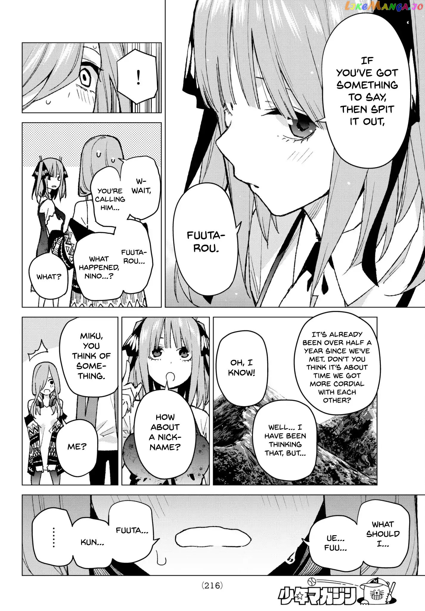 Go-Toubun No Hanayome chapter 62 - page 4