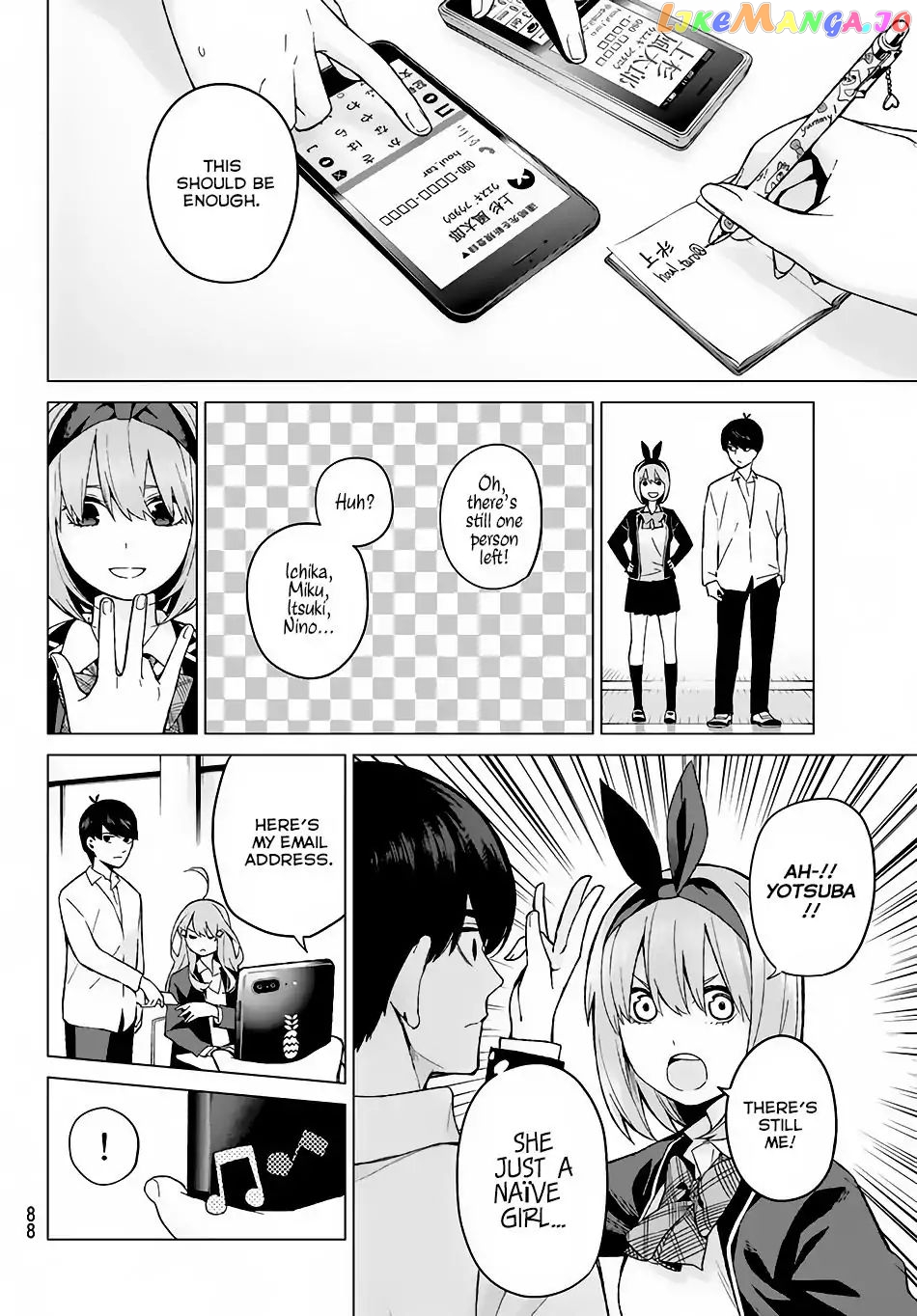 Go-Toubun No Hanayome chapter 13 - page 13