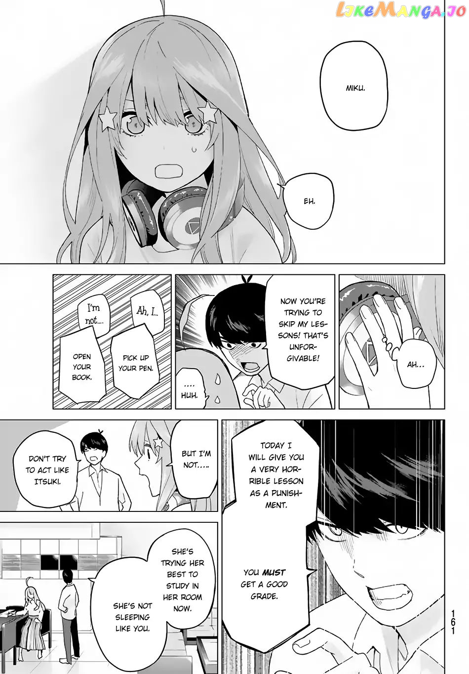 Go-Toubun No Hanayome chapter 18 - page 17