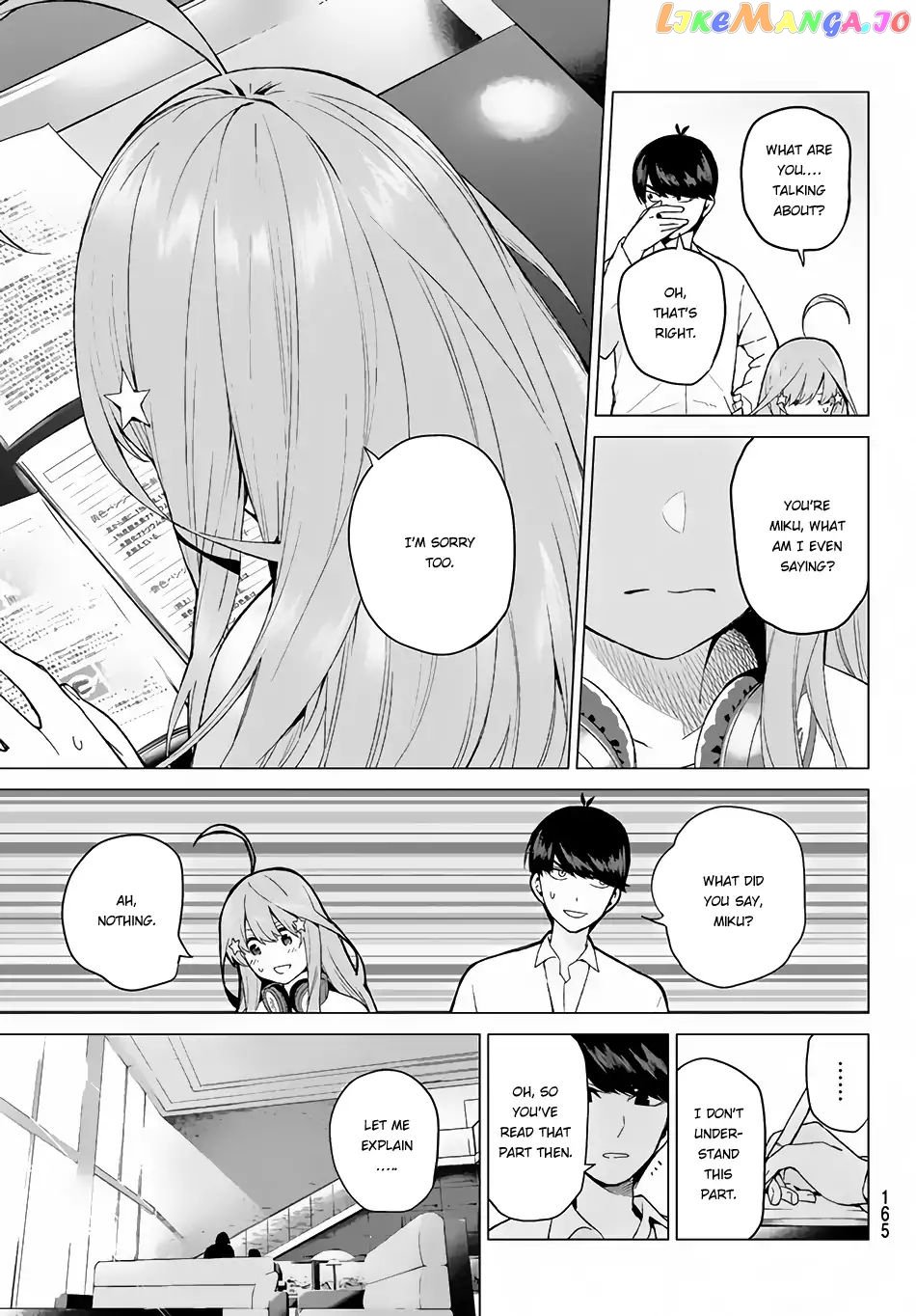 Go-Toubun No Hanayome chapter 18 - page 21