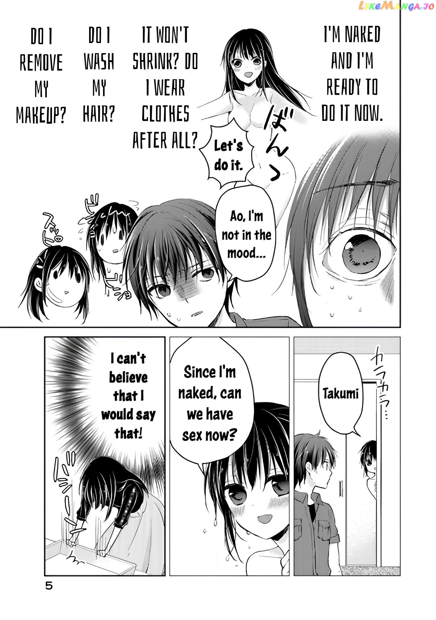 Midara Na Ao-Chan Wa Benkyou Ga Dekinai Otona-Hen chapter 11 - page 4