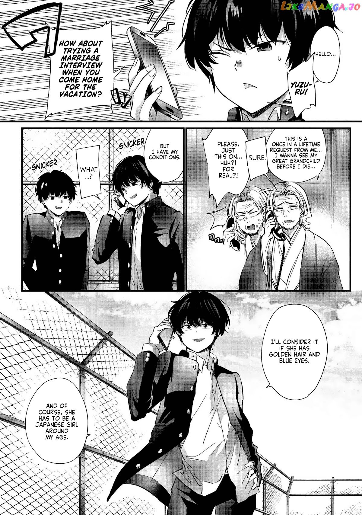 Omiai Shitakunakatta Node, Murinandai Na Jouken Wo Tsuketara Doukyuusei Ga Kita Ken Ni Tsuite chapter 1 - page 7